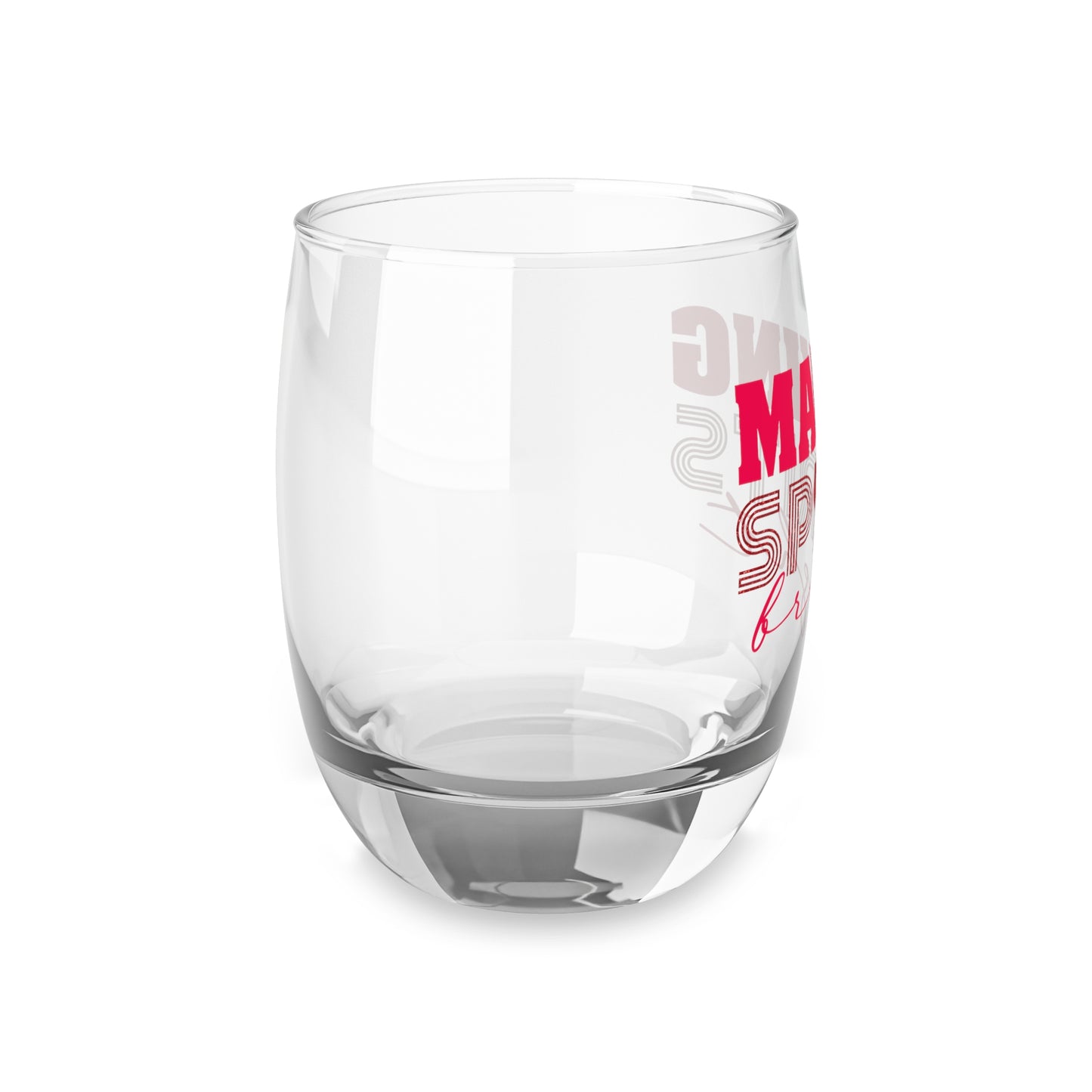 Making Spirits Bright Christmas Whiskey/ Wine Glass