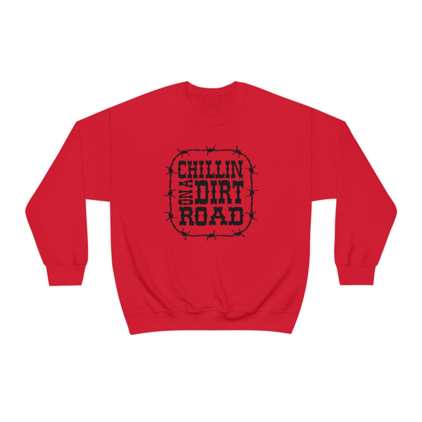 "Chillin' on a Dirt Road" - Unisex Heavy Blend™ Crewneck Sweatshirt