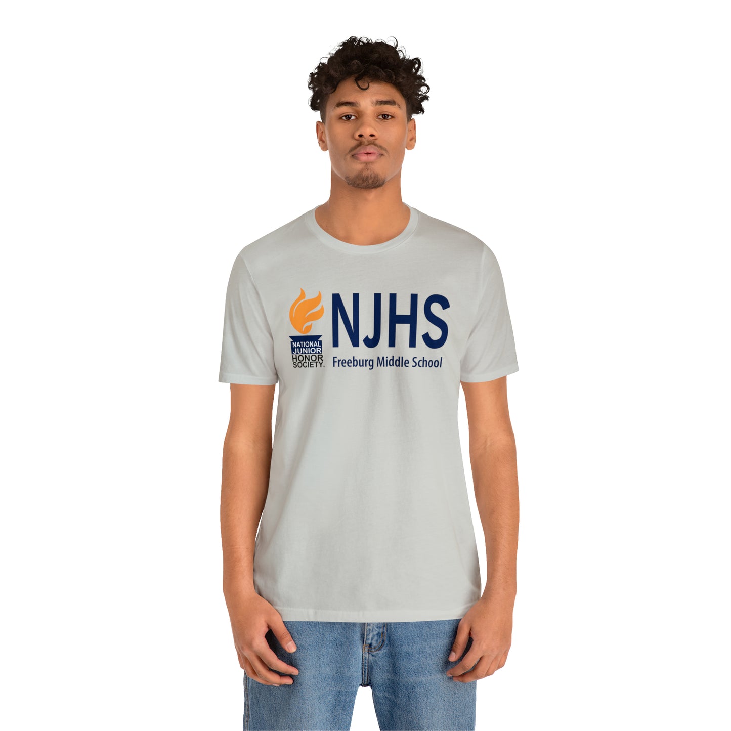 Freeburg Middle School Golden Torch NJHS Bella Jersey Short Sleeve Tee (Unisex)