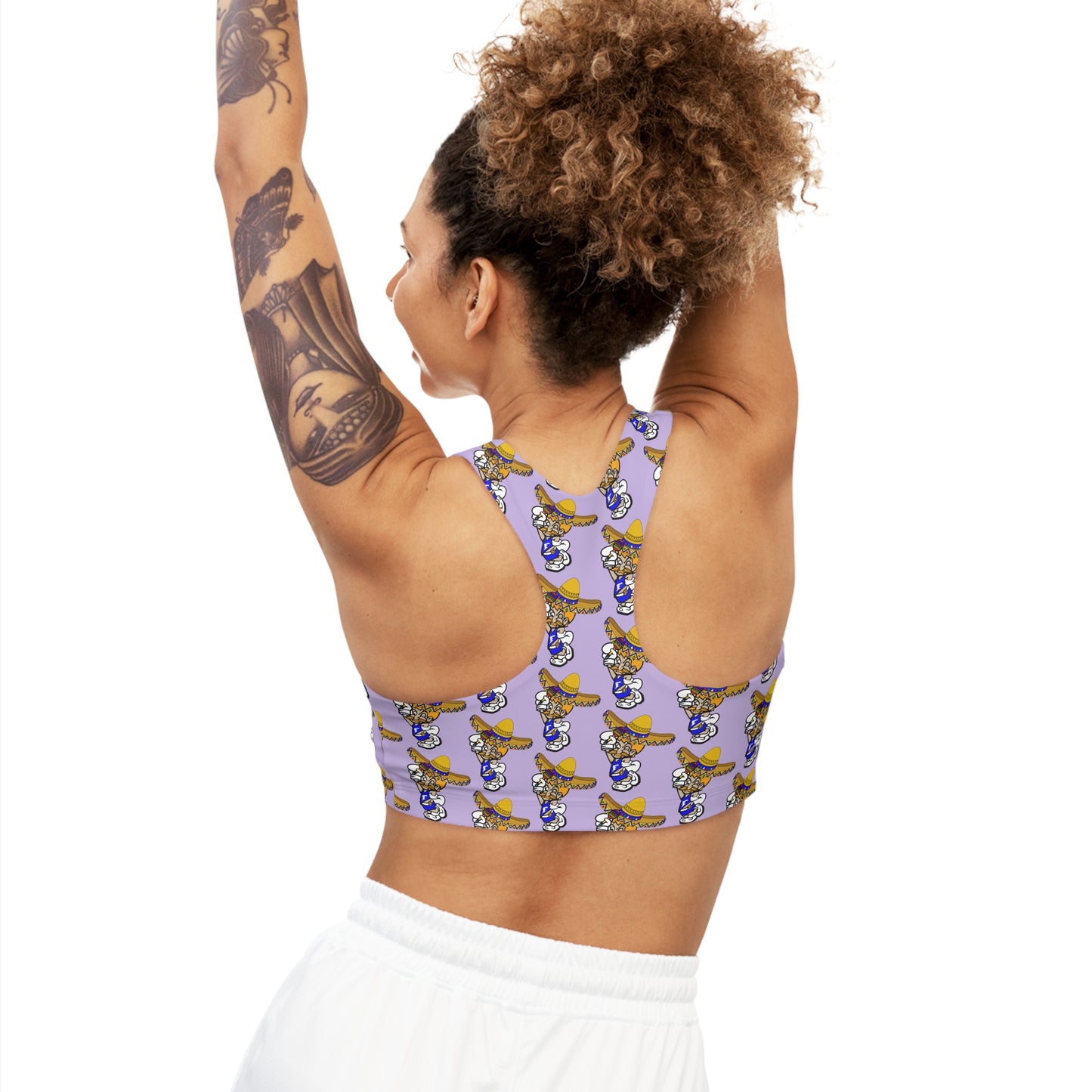 Sombrero Midget Seamless Sports Bra - Lavender