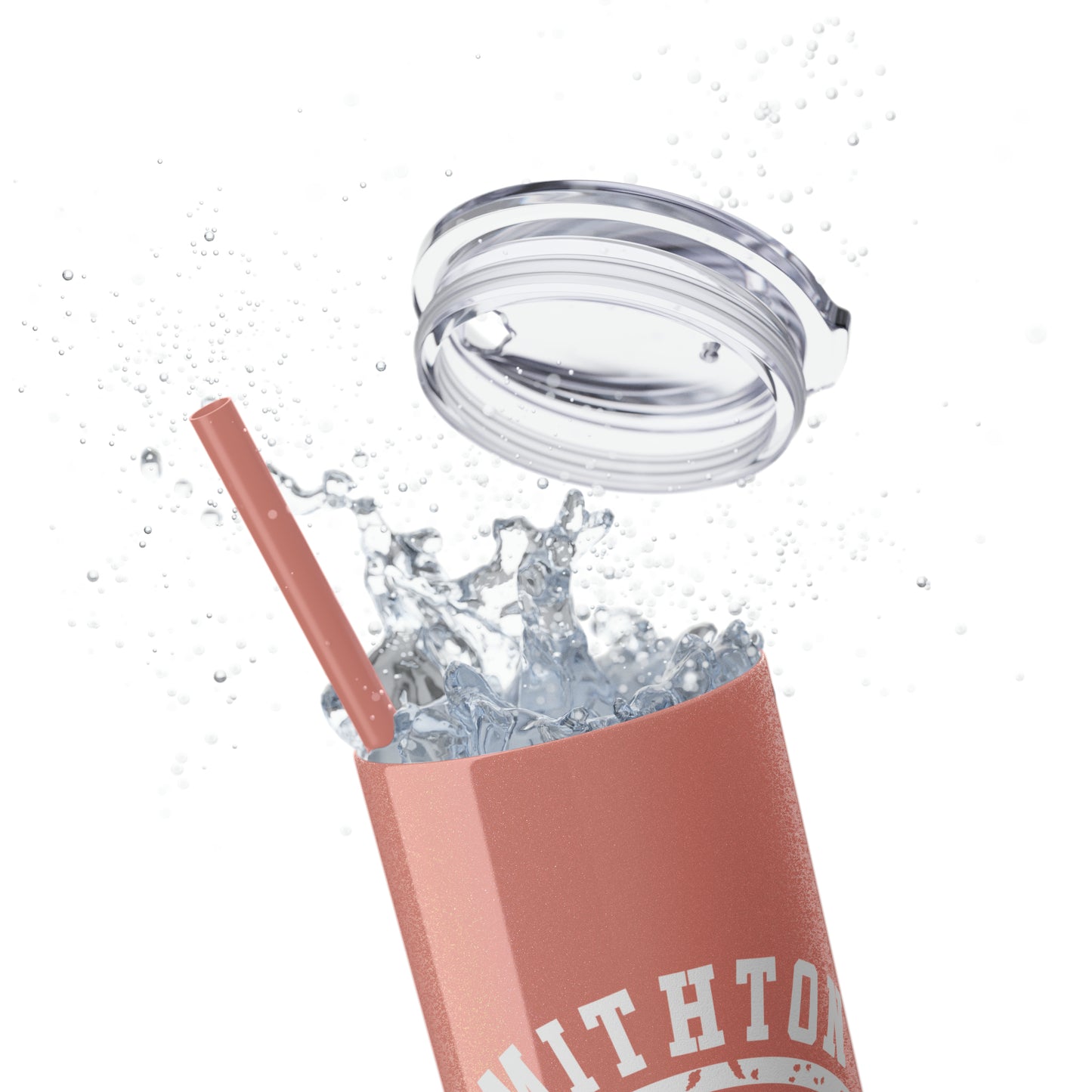 Smithton Cougars Skinny Tumbler with Straw, 20oz