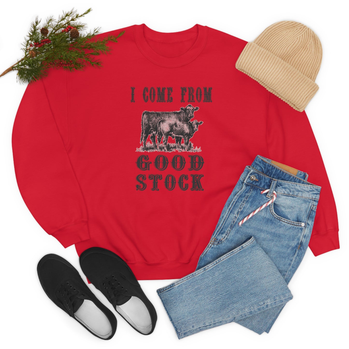 "I come from Good Stock" - Unisex Heavy Blend™ Crewneck Sweatshirt