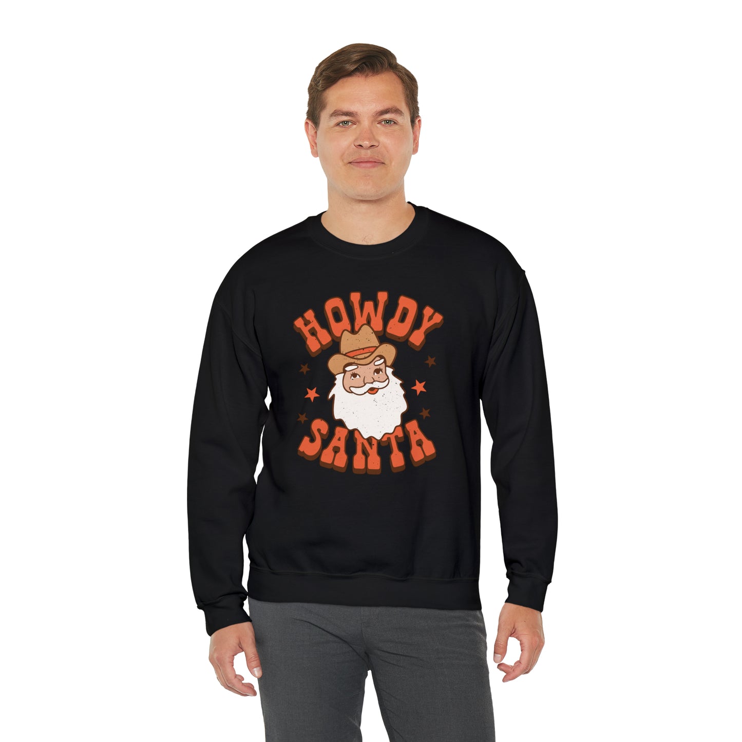 Howdy Santa Heavyweight Crewneck Sweatshirt