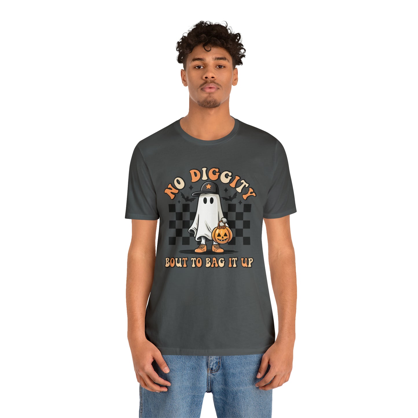 Halloween No Diggity Bout to Bag it Up T-Shirt