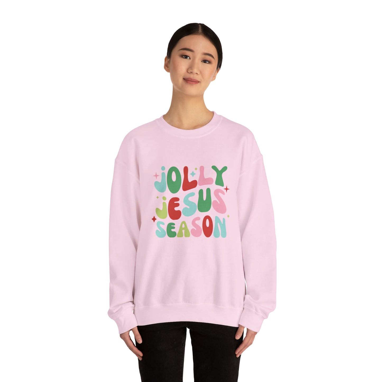 Jolly Jesus Season Unisex Heavy Blend™ Crewneck Sweatshirt