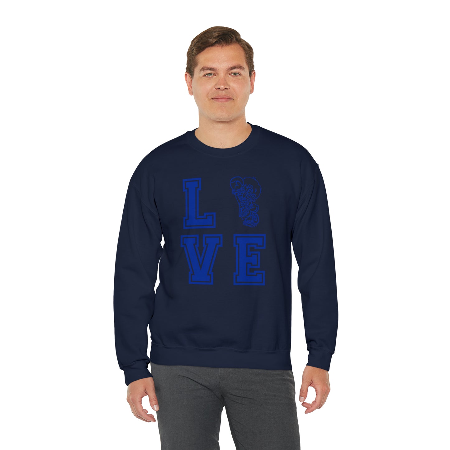 "Love Freeburg Midgets" Unisex Heavy Blend™ Crewneck Sweatshirt