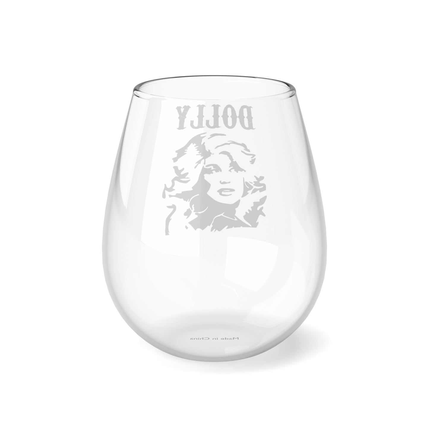 Dolly Portrait Stemless Wine/ Glass, 11.75oz