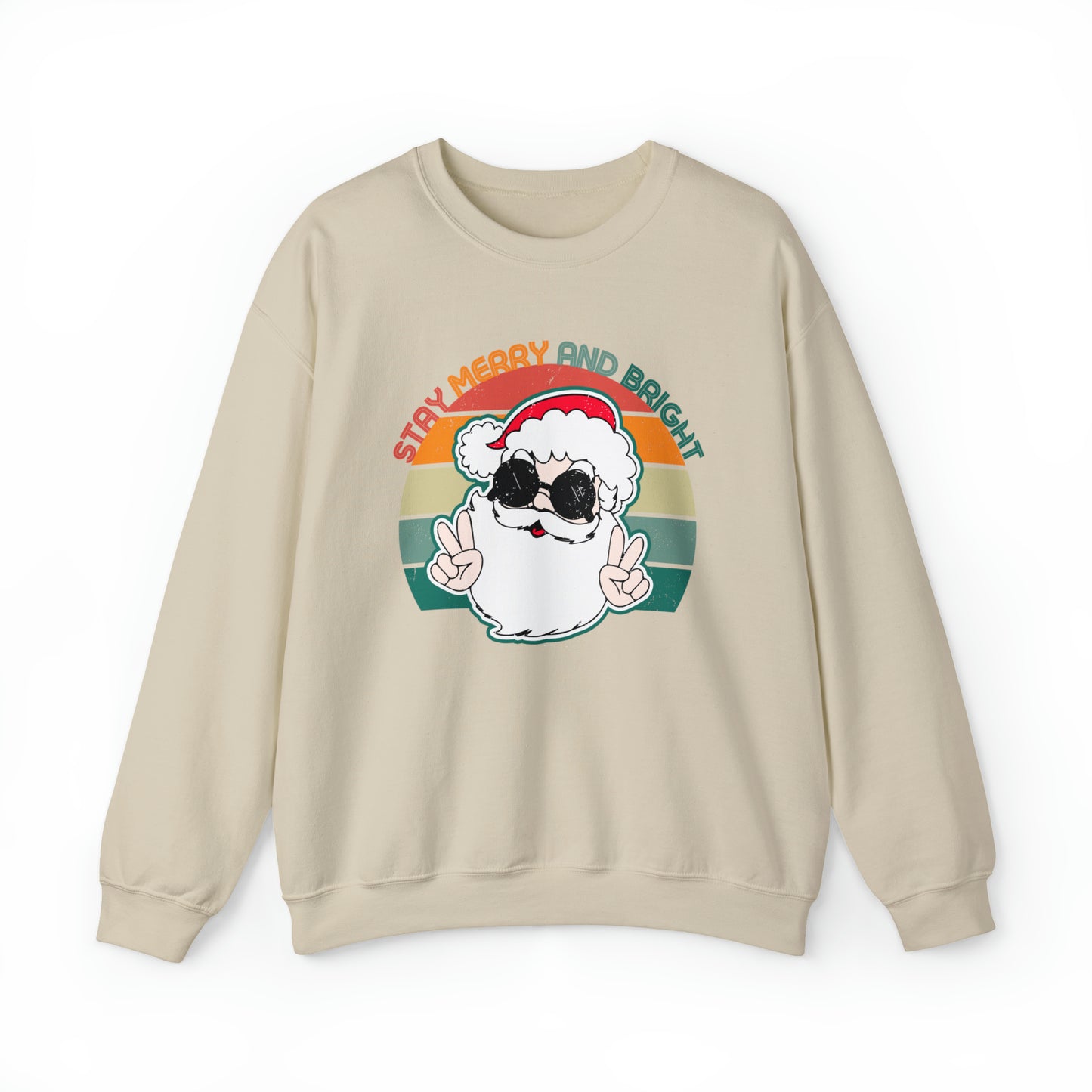 Stay Merry and Bright Heavyweight Crewneck Sweatshirt