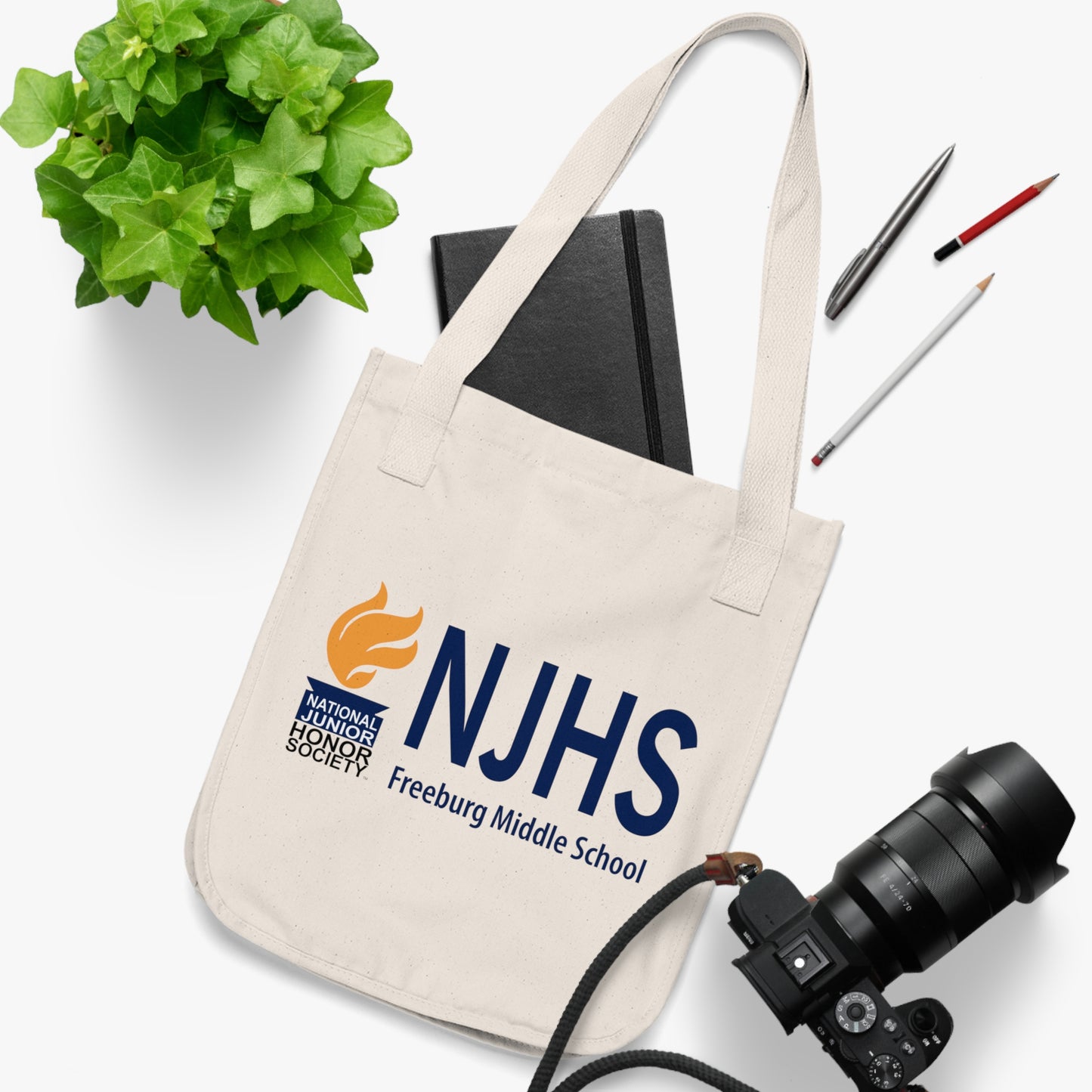 NJHS Organic Canvas Tote Bag