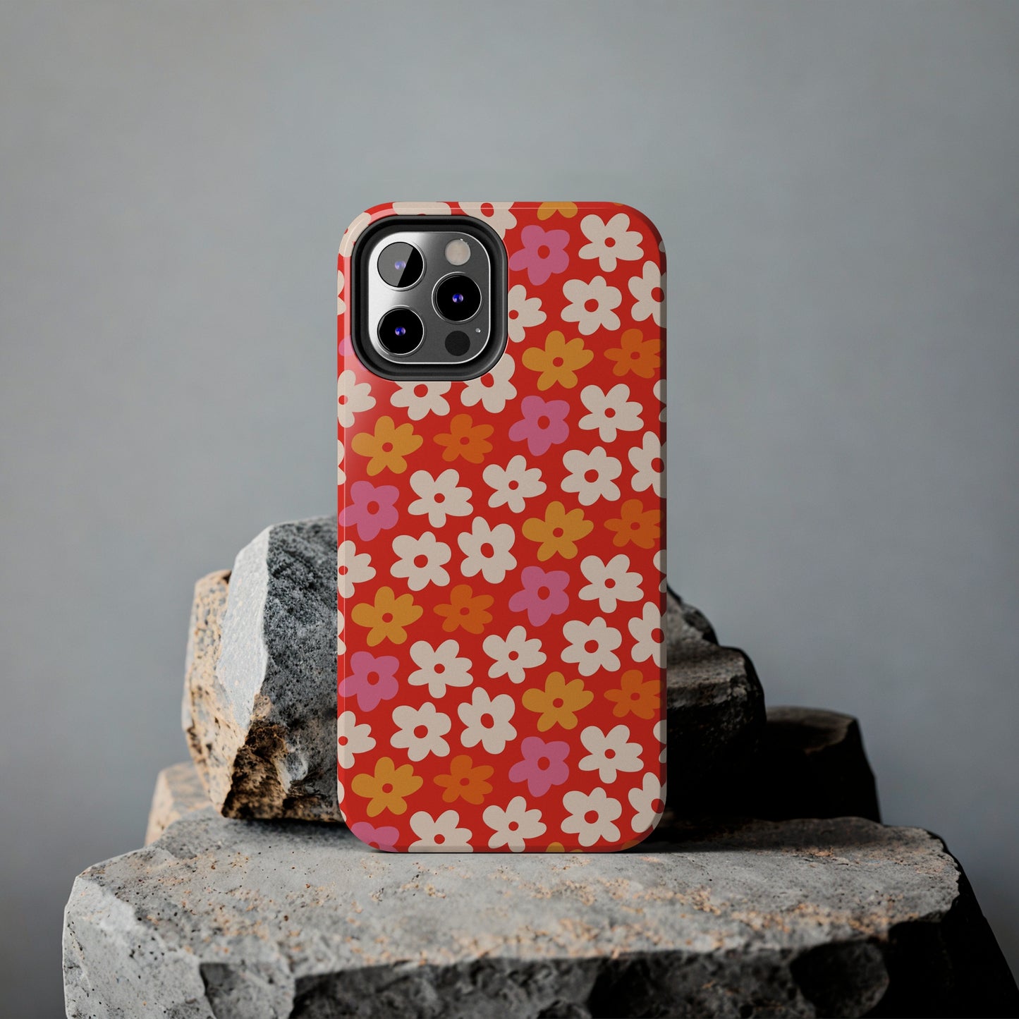 Flower Retro Tough Phone Cases