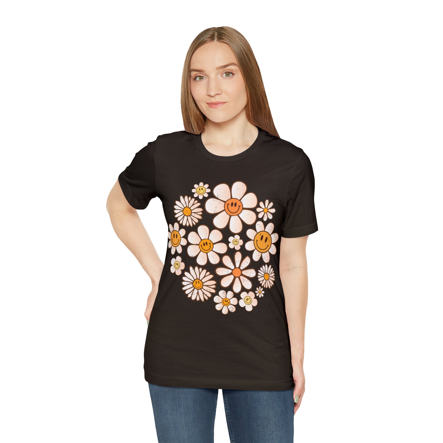 Distressed Smiling Daisies T-Shirt