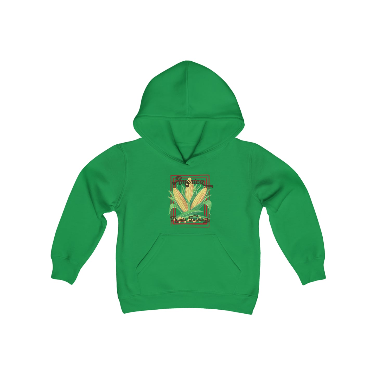 America Needs Farmers Youth Heavy Blend Hooded Sweatshirt