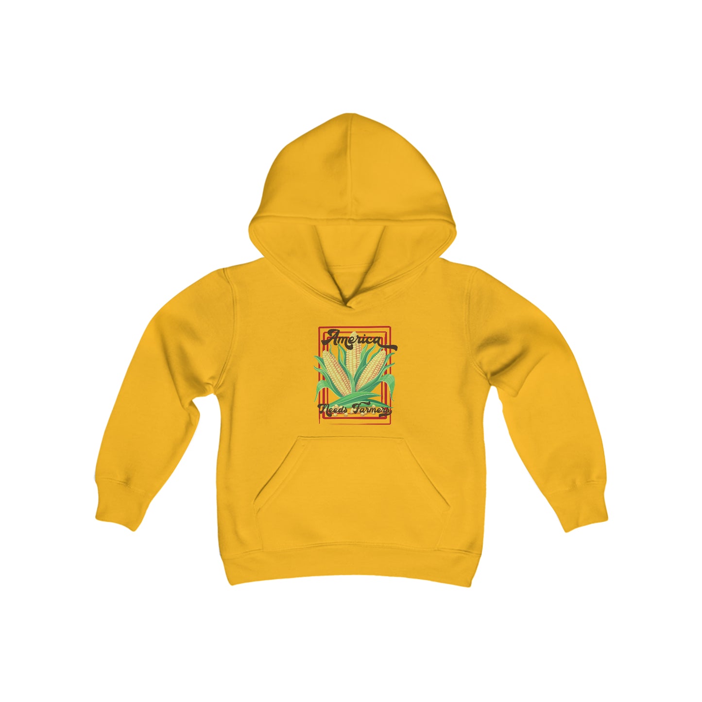 America Needs Farmers Youth Heavy Blend Hooded Sweatshirt