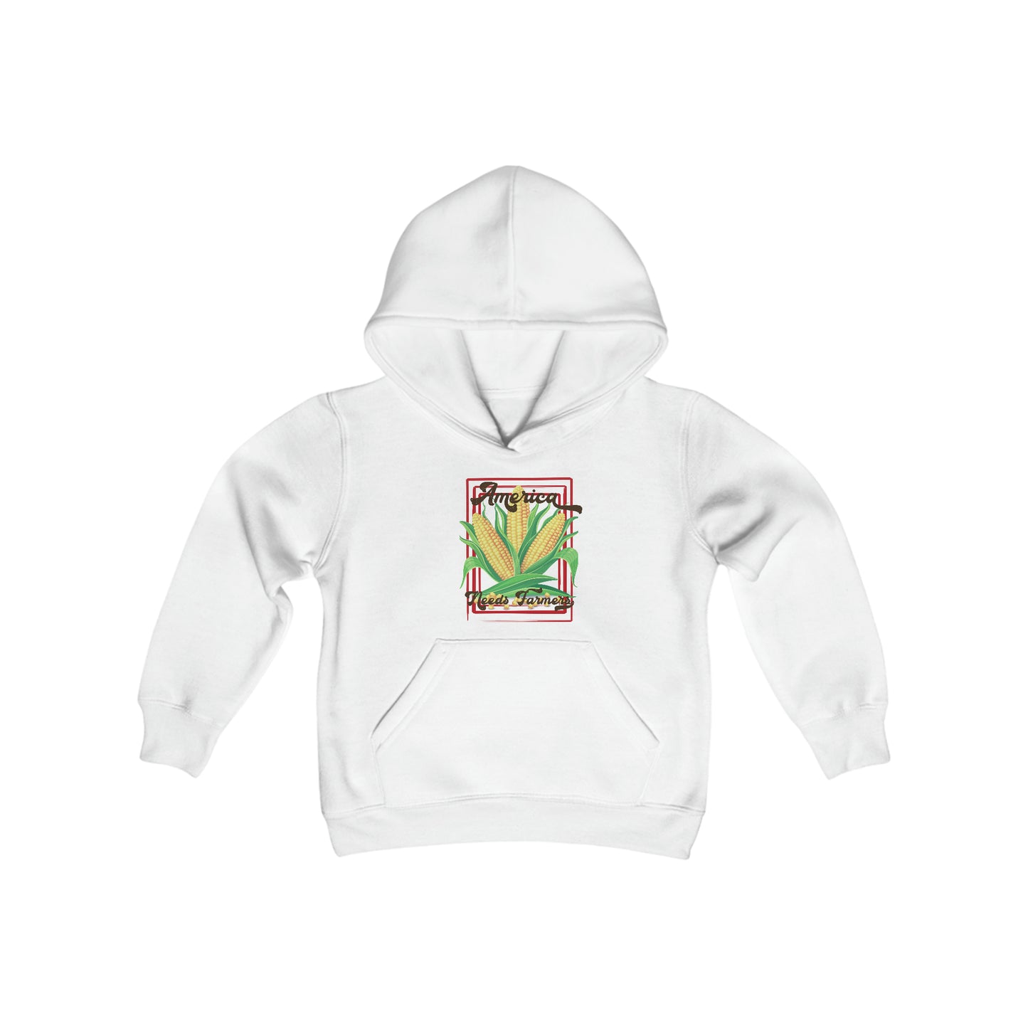 America Needs Farmers Youth Heavy Blend Hooded Sweatshirt