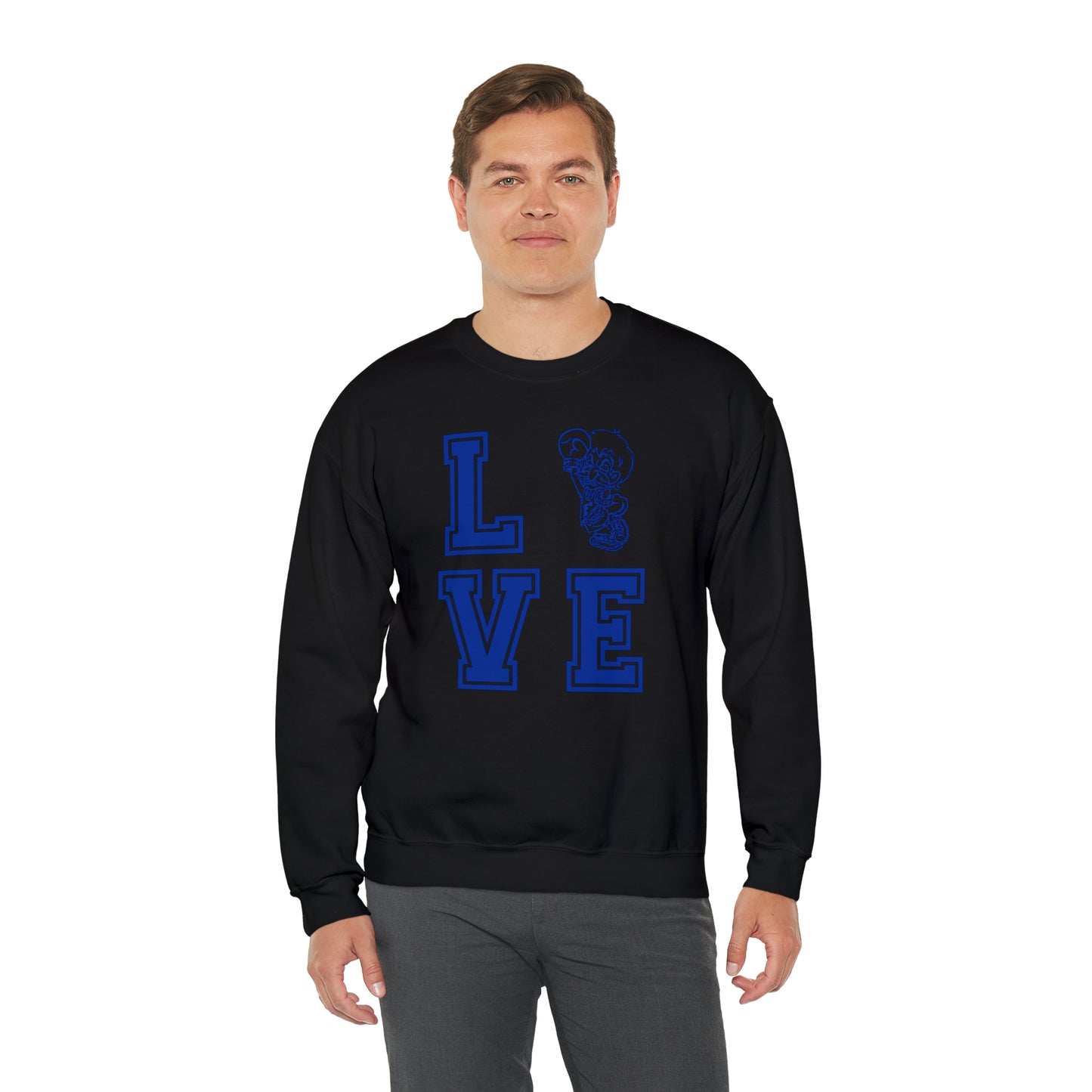 "Love Freeburg Midgets" Unisex Heavy Blend™ Crewneck Sweatshirt