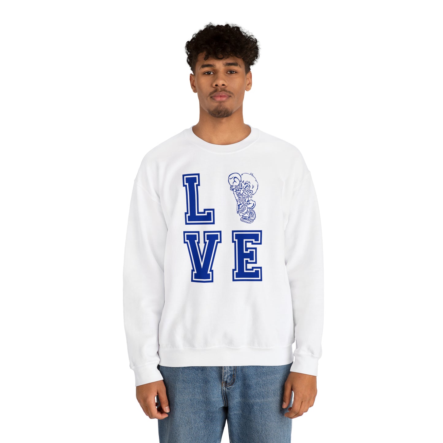 "Love Freeburg Midgets" Unisex Heavy Blend™ Crewneck Sweatshirt