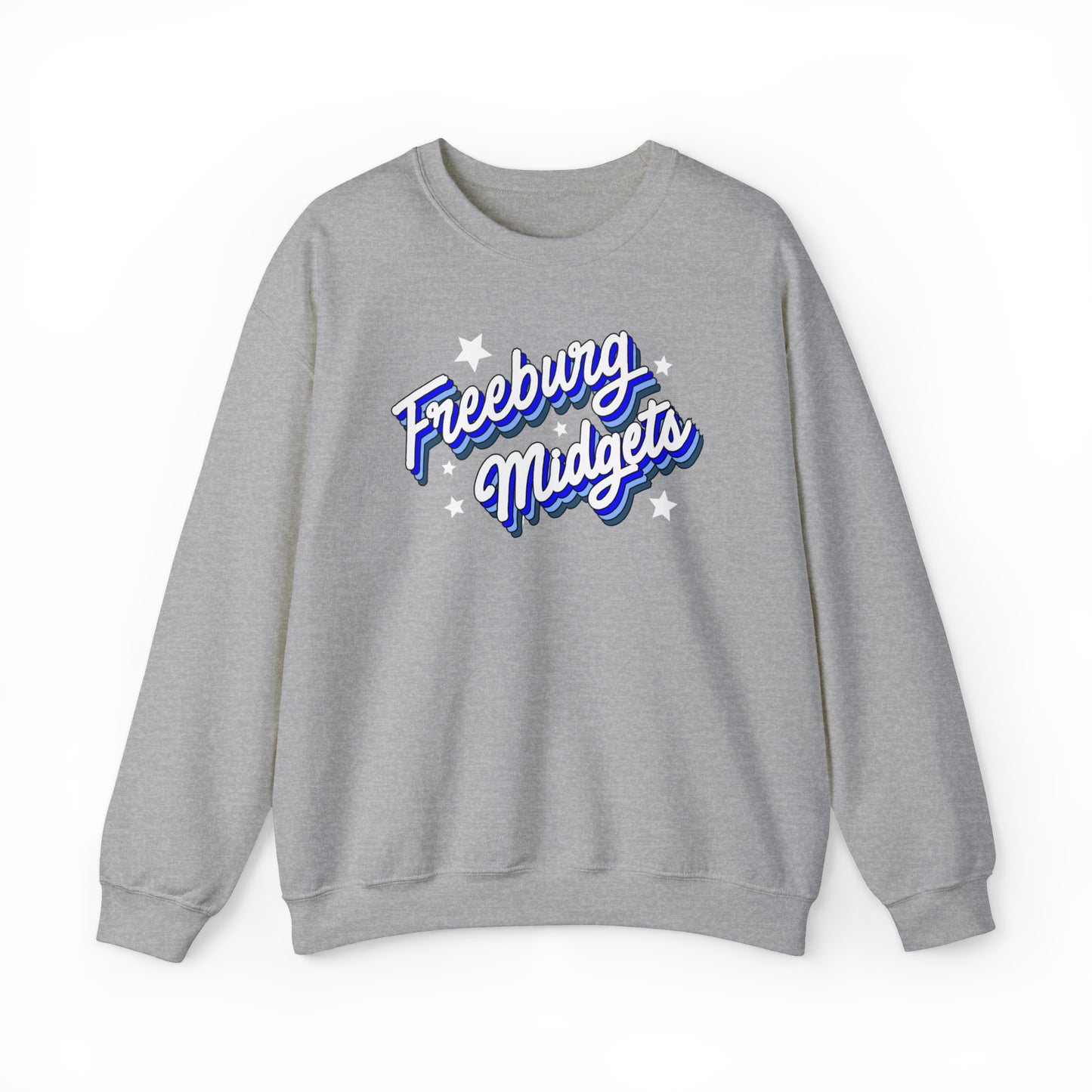 Retro Freeburg Midgets Unisex Heavy Blend™ Crewneck Sweatshirt