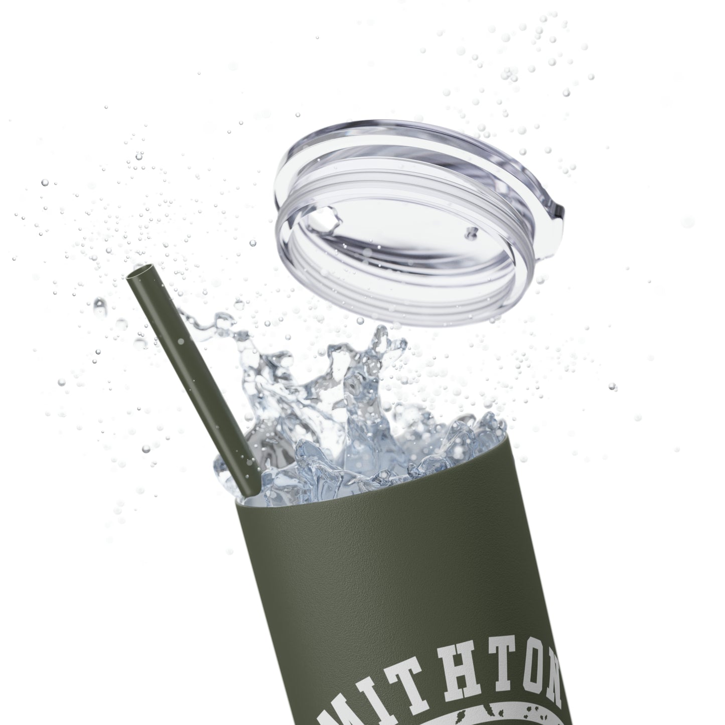 Smithton Cougars Skinny Tumbler with Straw, 20oz
