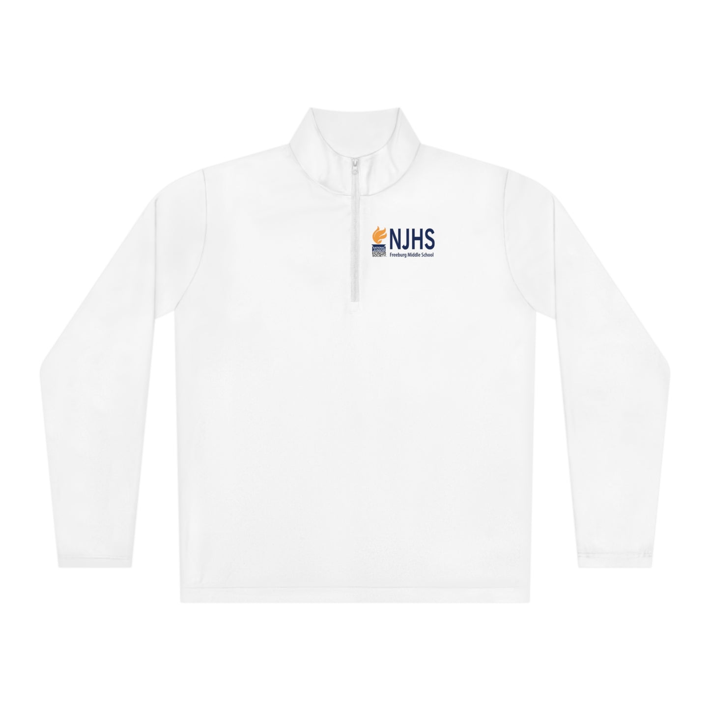 Freeburg Middle School NJHS Golden Torch Unisex Quarter-Zip Pullover