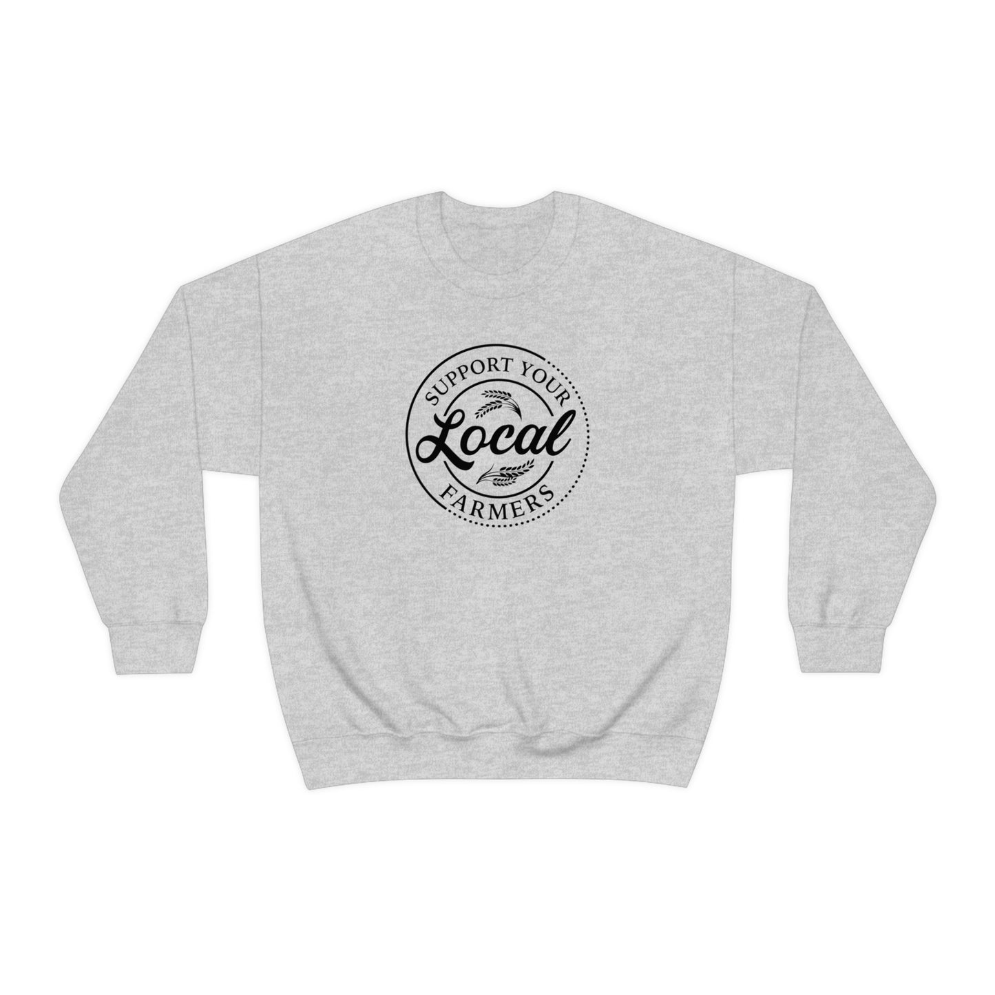 "Support Your Local Farmers" - Unisex Heavy Blend™ Crewneck Sweatshirt