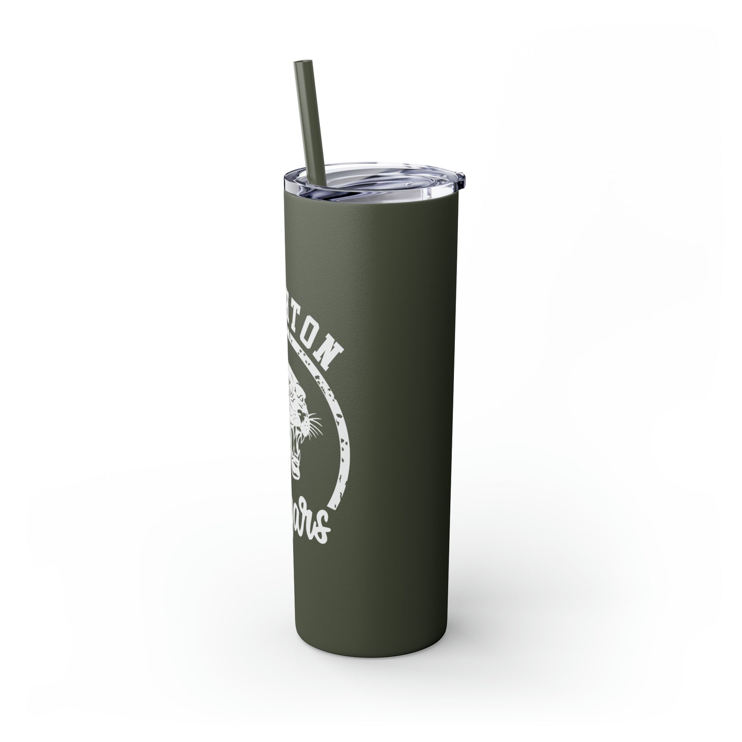 Smithton Cougars Skinny Tumbler with Straw, 20oz
