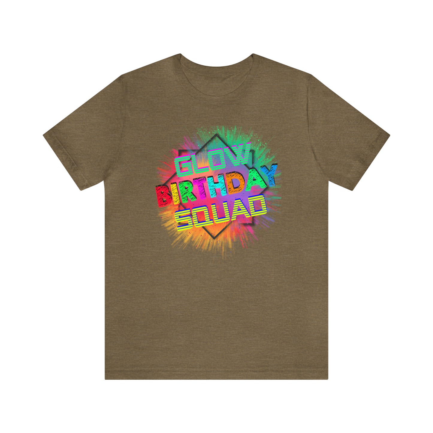 Glow Birthday Squad T-Shirt