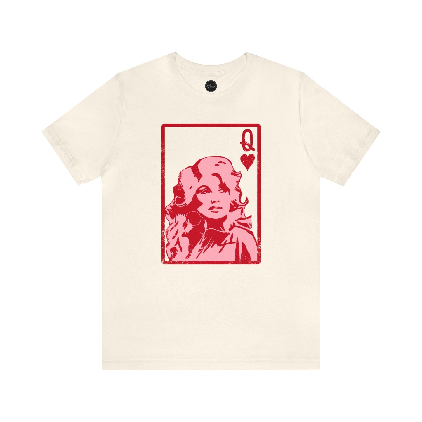 Dolly Queen of Hearts Valentine Bella Jersey Short Sleeve Tee (Unisex)