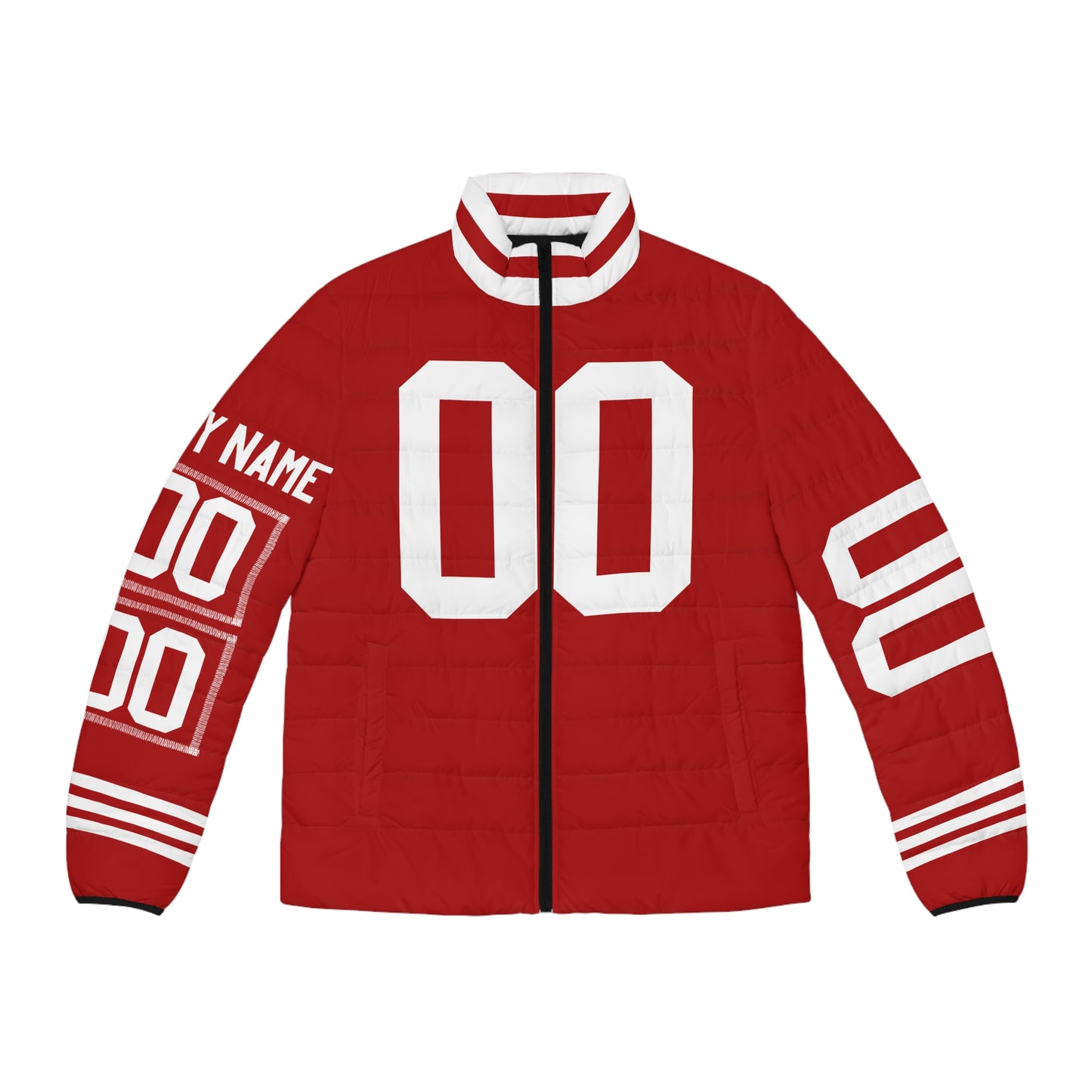 San Fransisco Any Name & Number Game Day Men's Puffer Coat/ Jacket