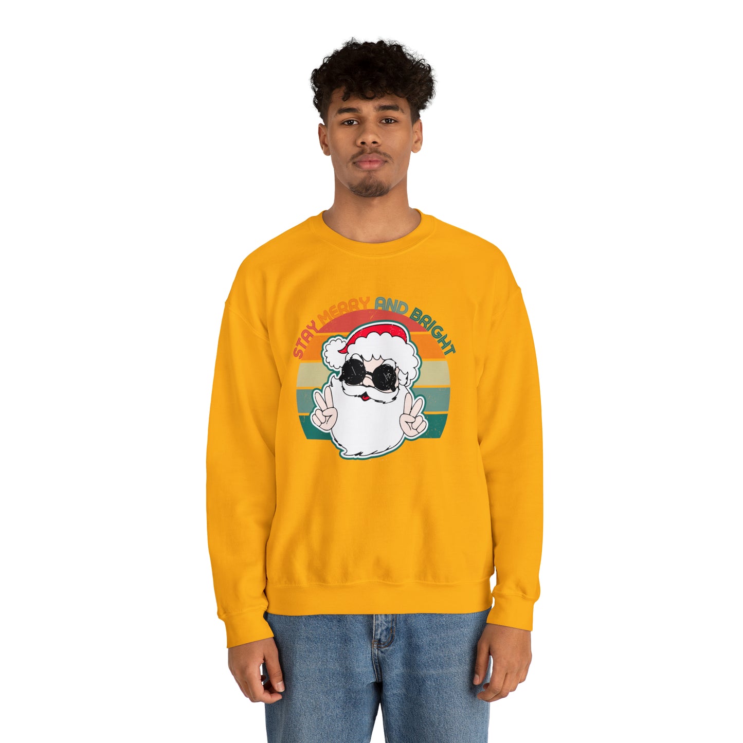 Stay Merry and Bright Heavyweight Crewneck Sweatshirt