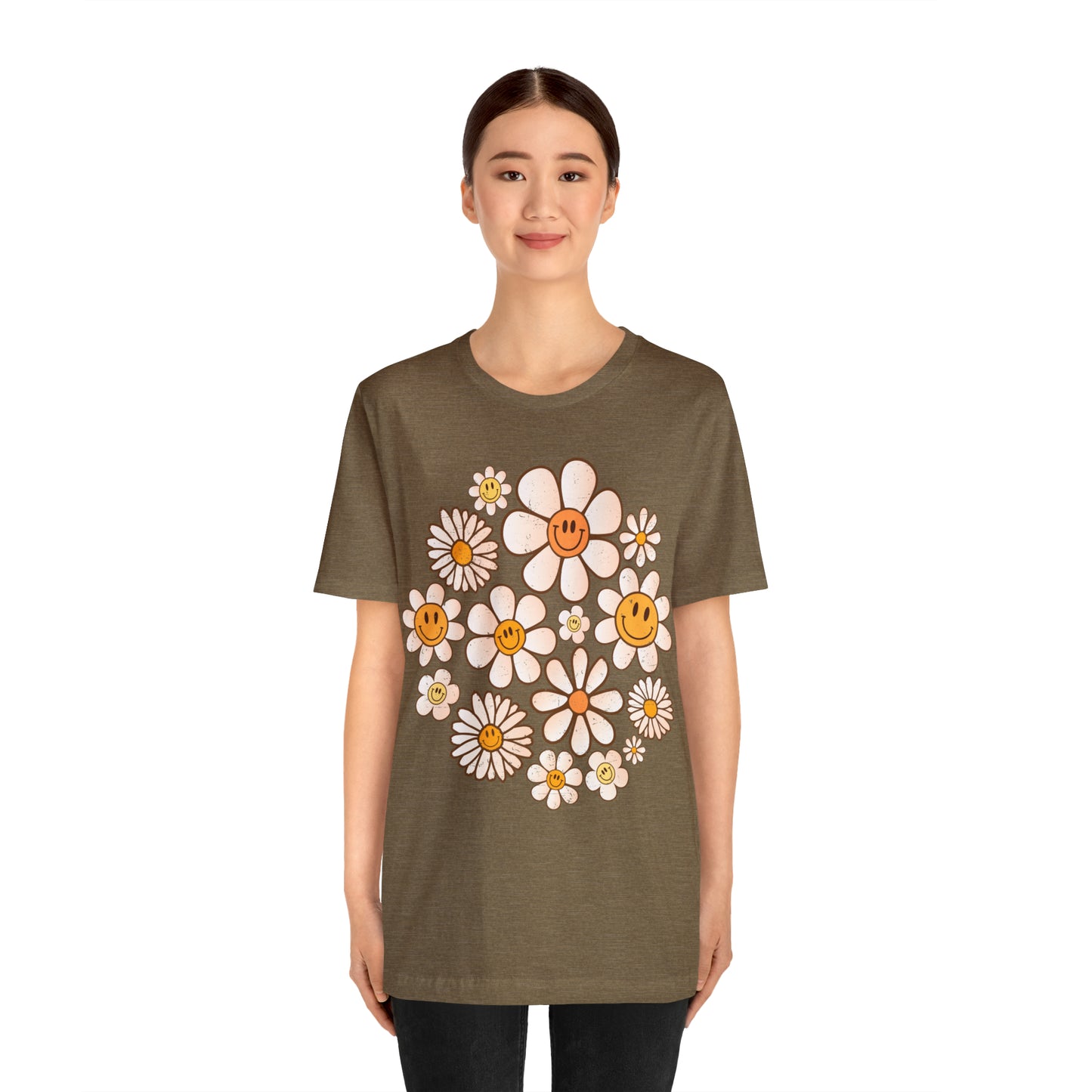 Distressed Smiling Daisies T-Shirt