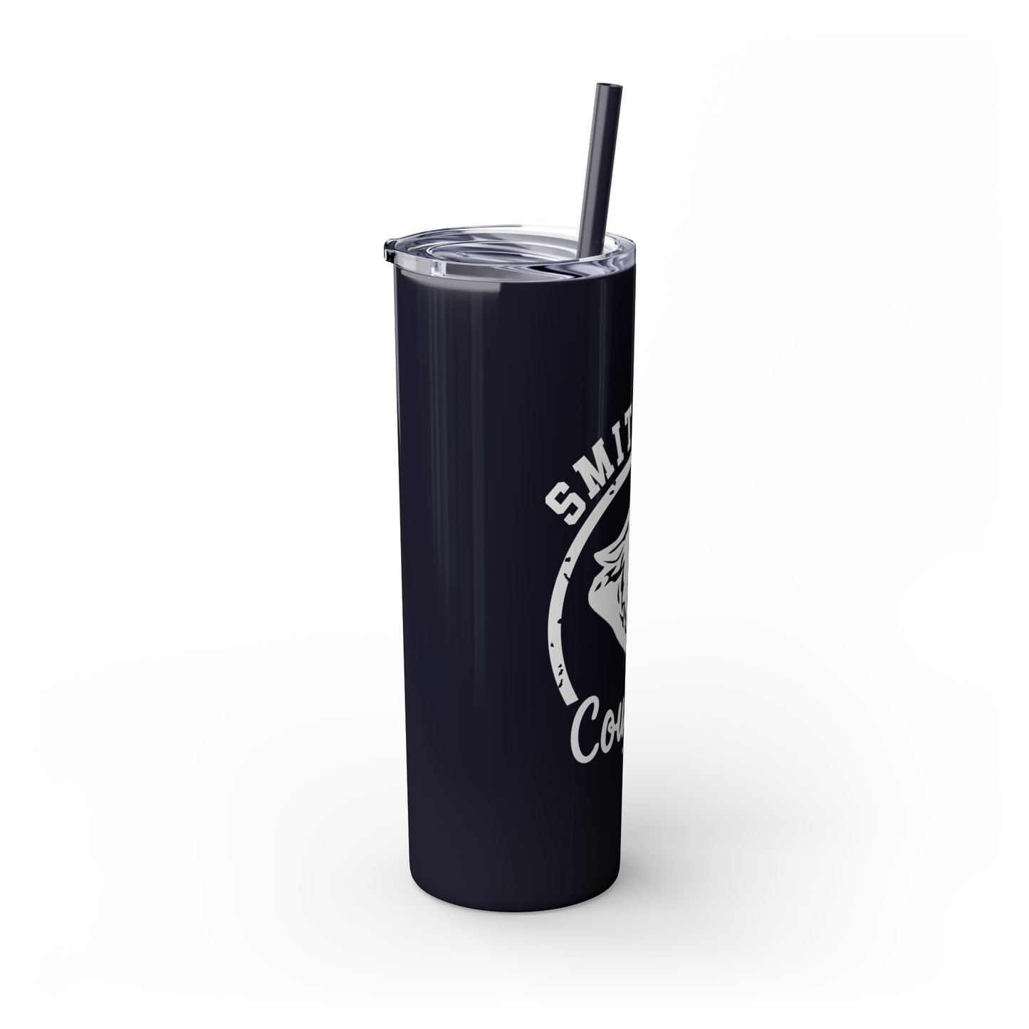 Smithton Cougars Skinny Tumbler with Straw, 20oz