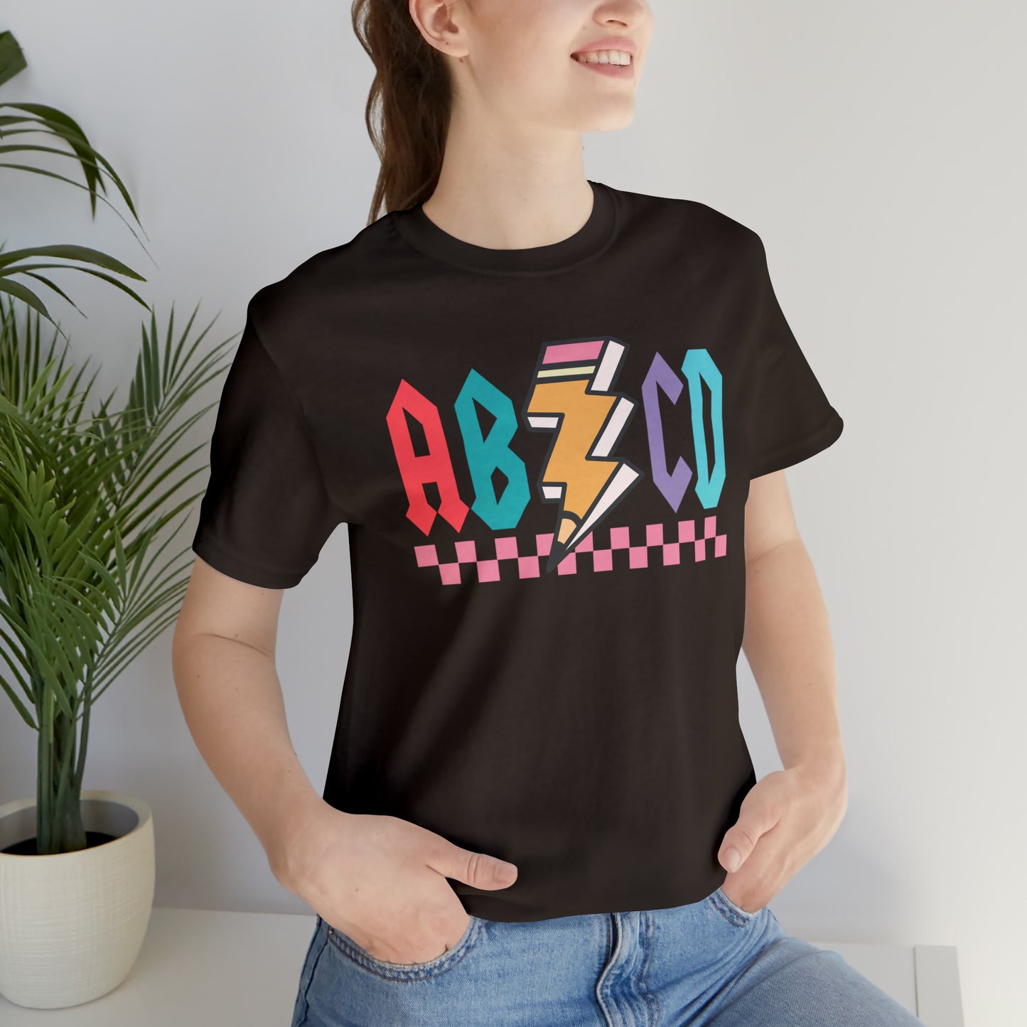 Vintage ABCD Teacher T-Shirt
