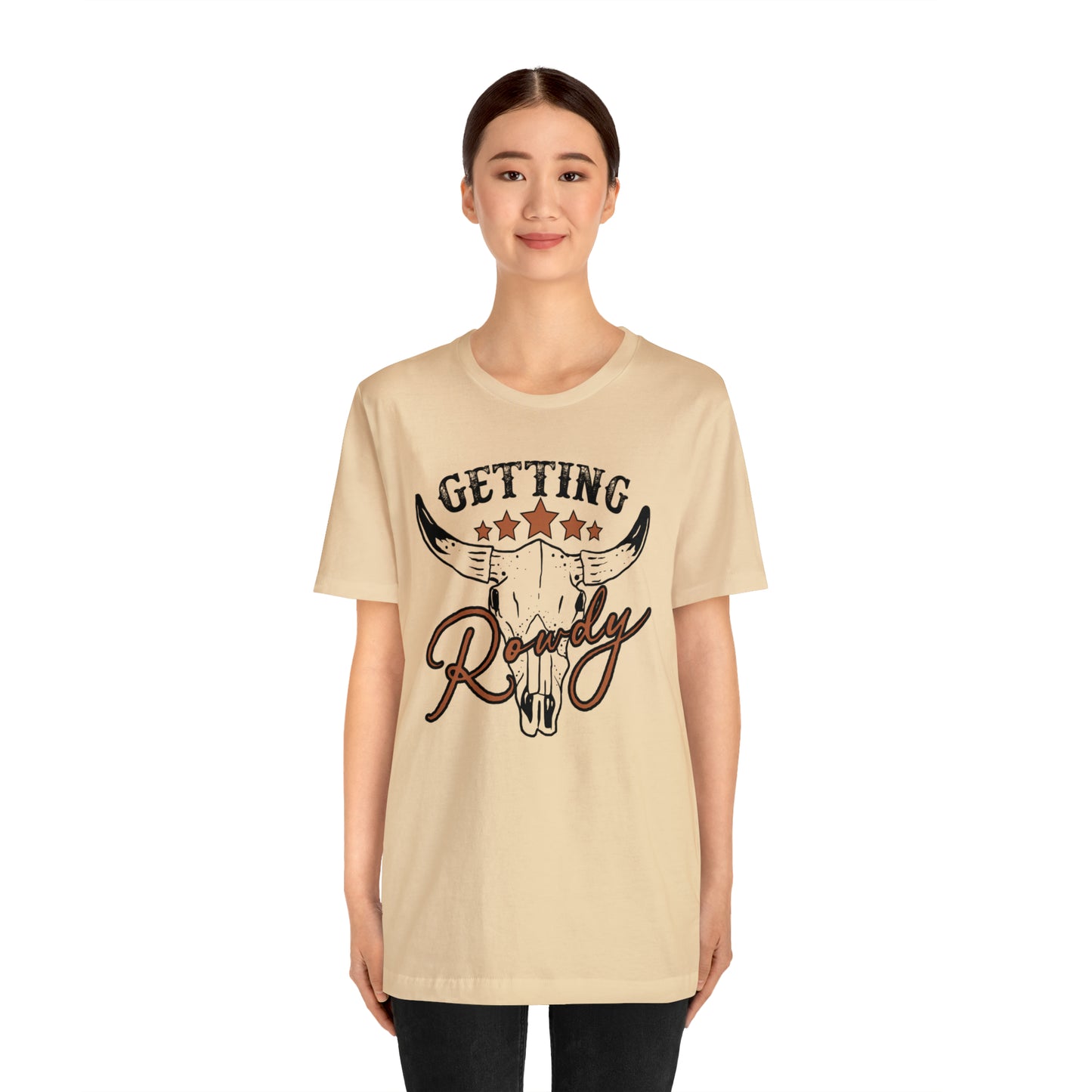Vintage Getting Rowdy Party/ Bridesmaid/ Groomsman T-Shirt - Black Ink