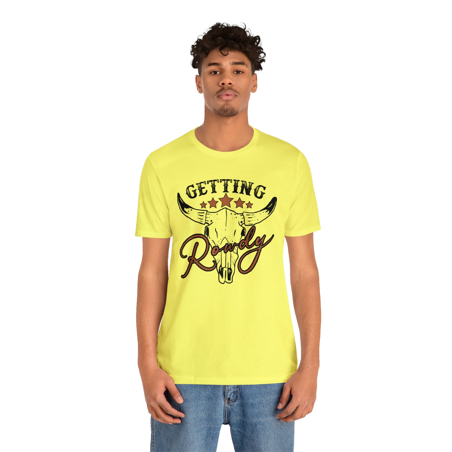 Vintage Getting Rowdy Party/ Bridesmaid/ Groomsman T-Shirt - Black Ink