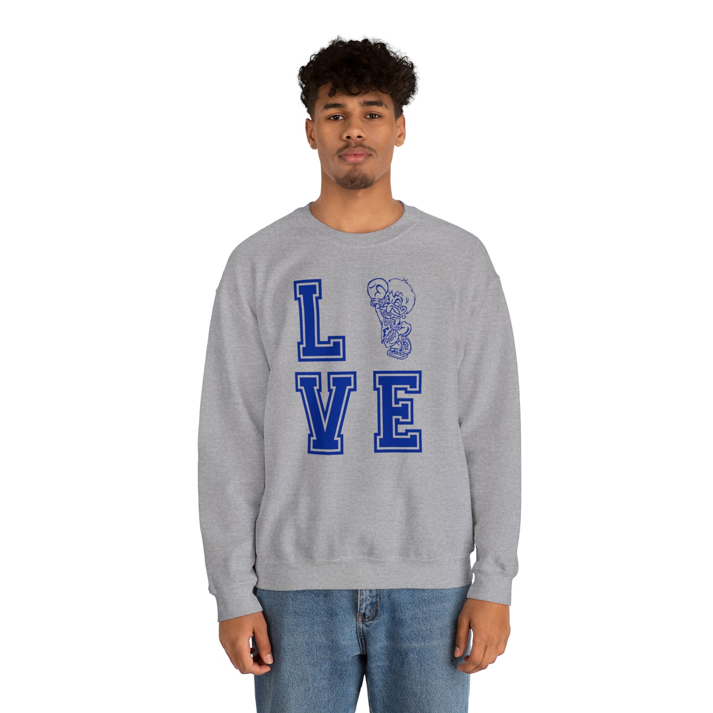 "Love Freeburg Midgets" Unisex Heavy Blend™ Crewneck Sweatshirt