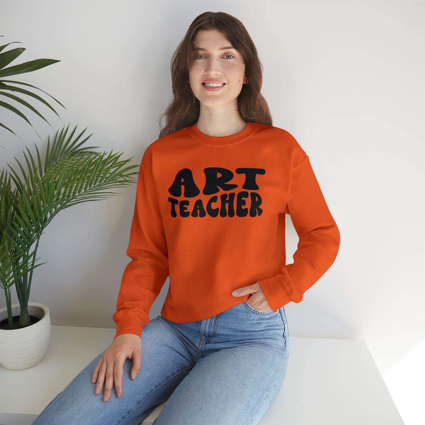 Art Teacher Heavyweight Crewneck Sweatshirt