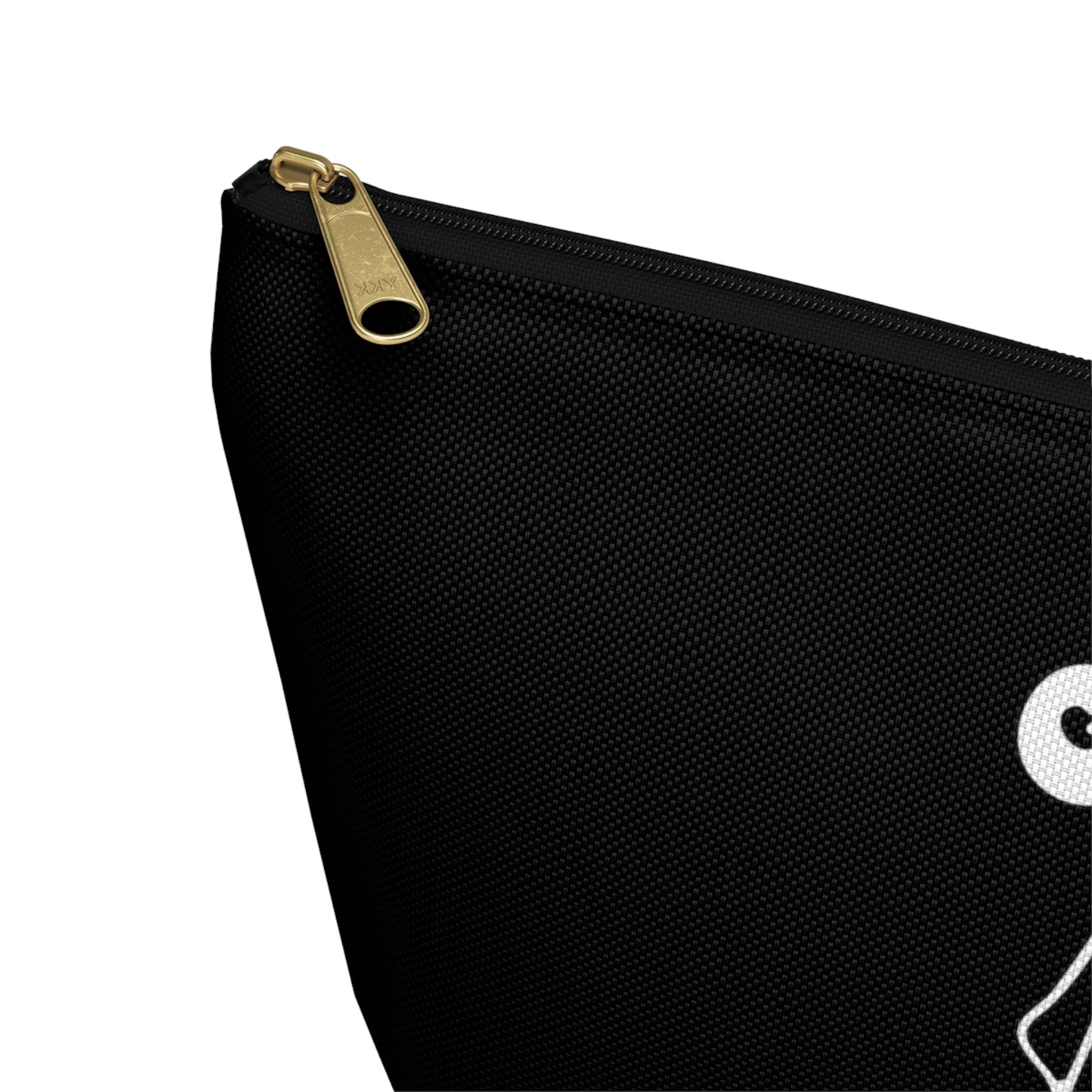 Halloween Ghost Malone Design Accessory Pouch w T-bottom - Black