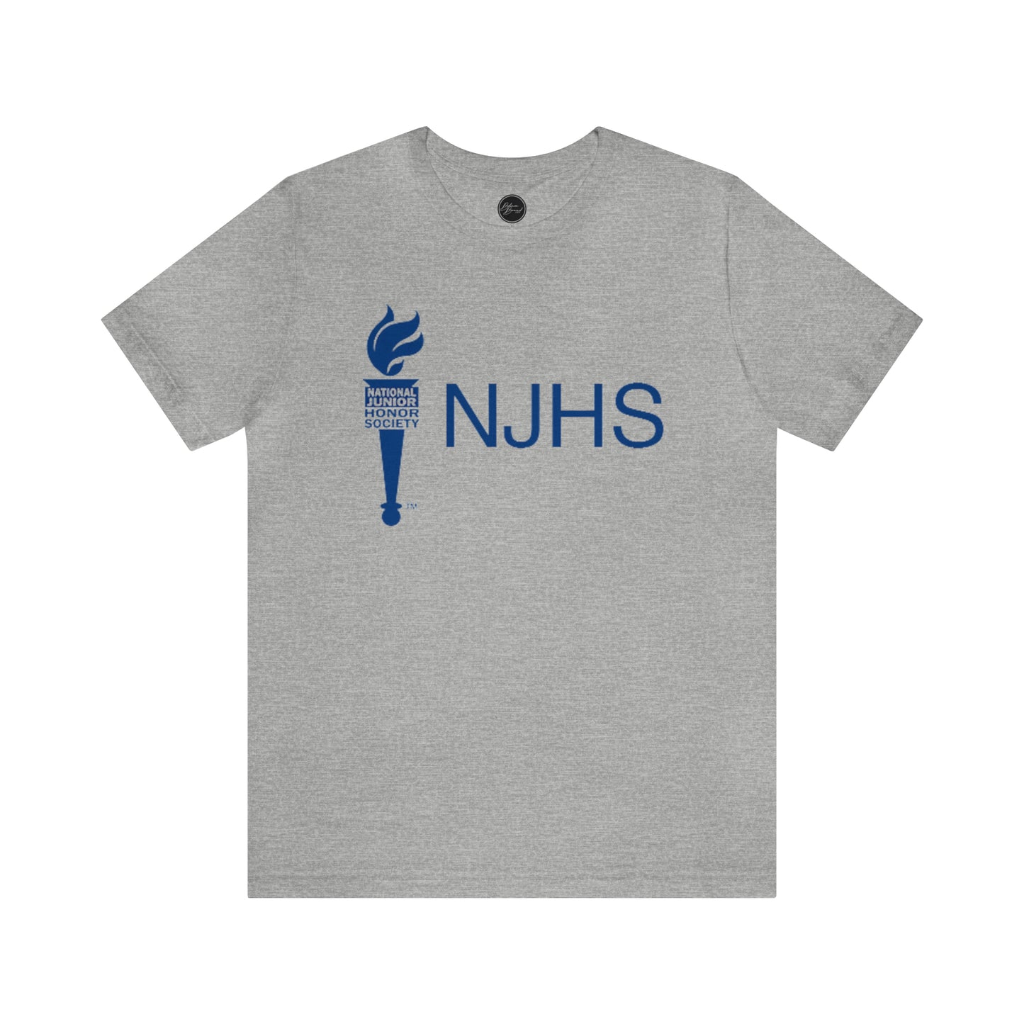 NJHS National Junior Honor Society Torch Bella Jersey Short Sleeve Tee (Unisex)