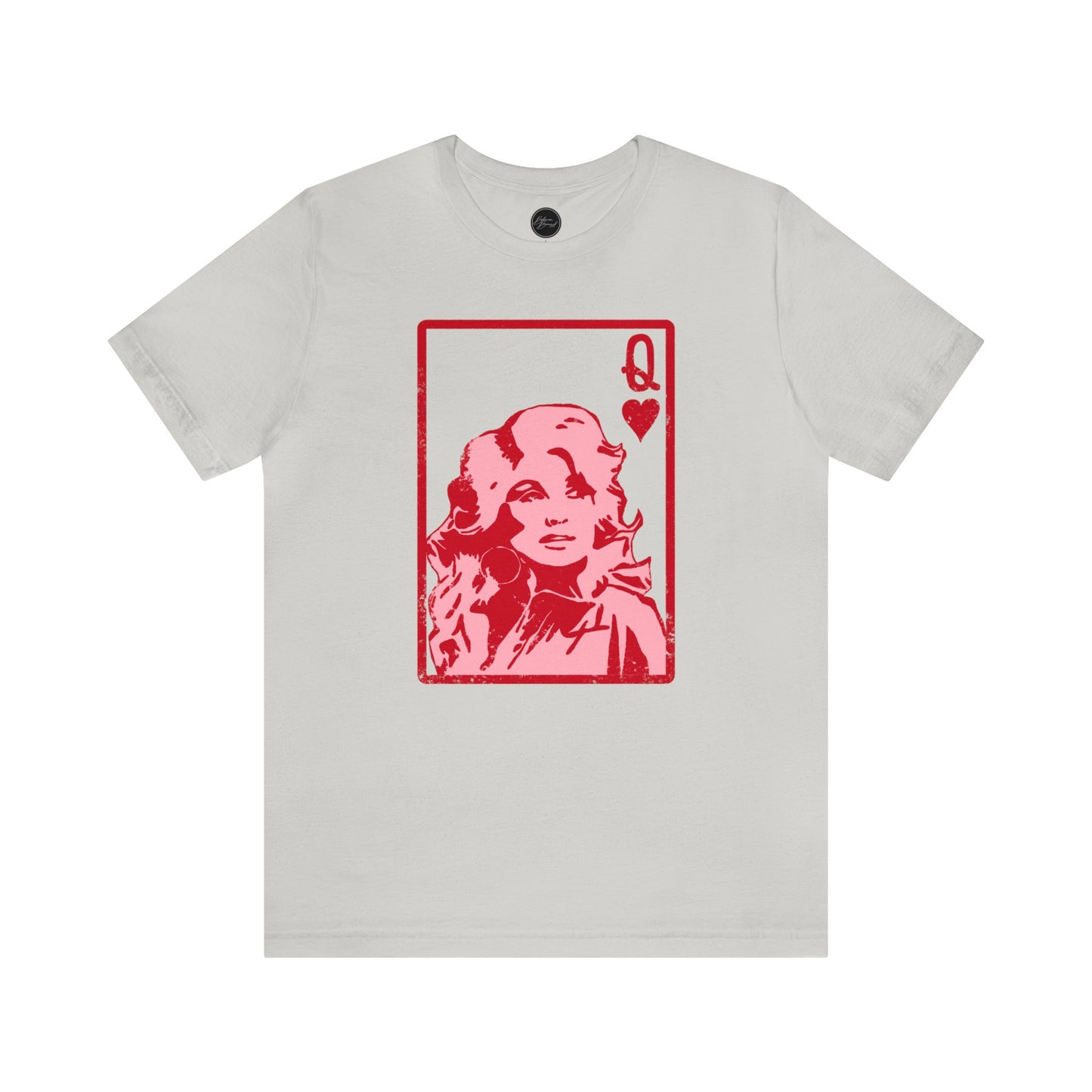 Dolly Queen of Hearts Valentine Bella Jersey Short Sleeve Tee (Unisex)