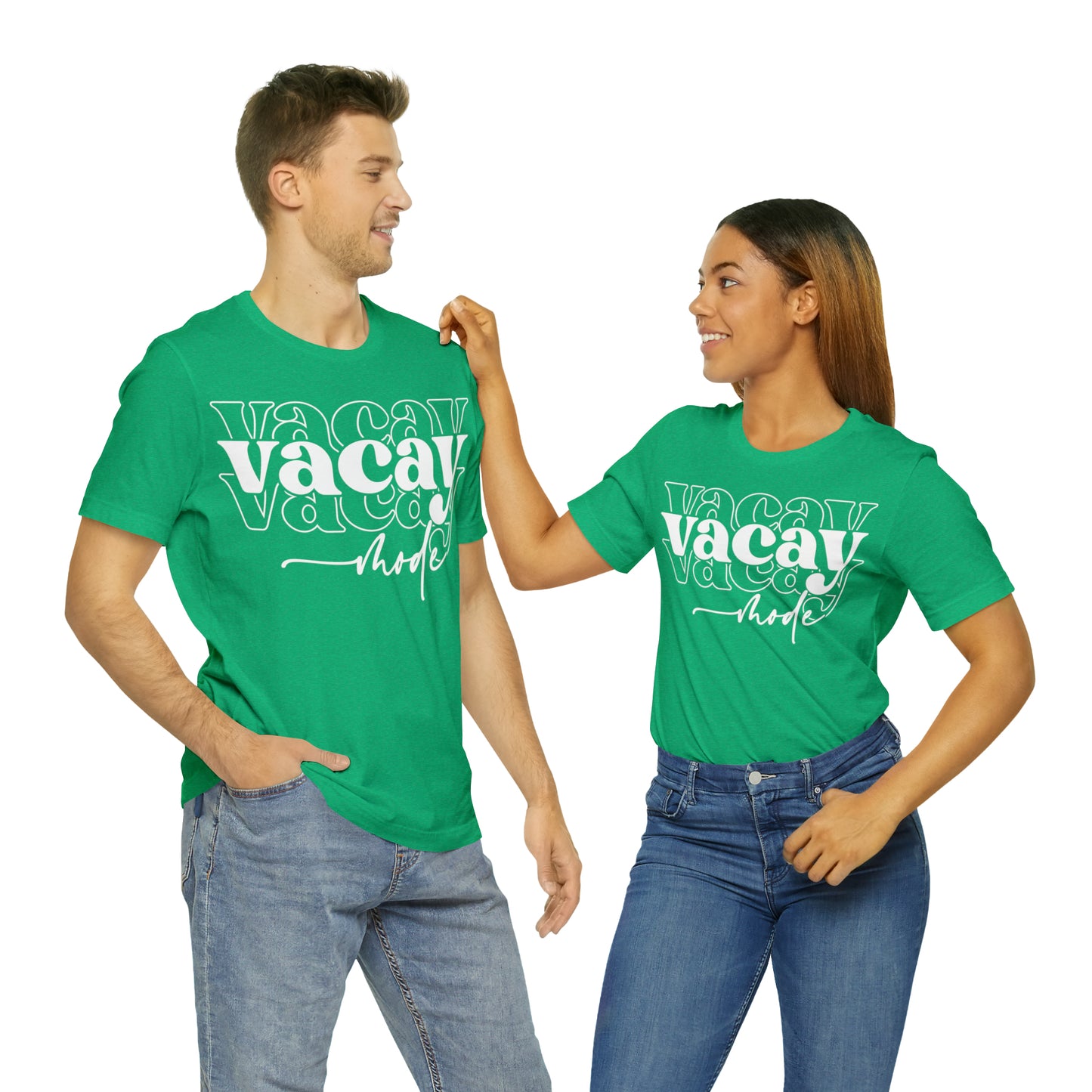 "Vacay Mode" Unisex Jersey Short Sleeve Tee