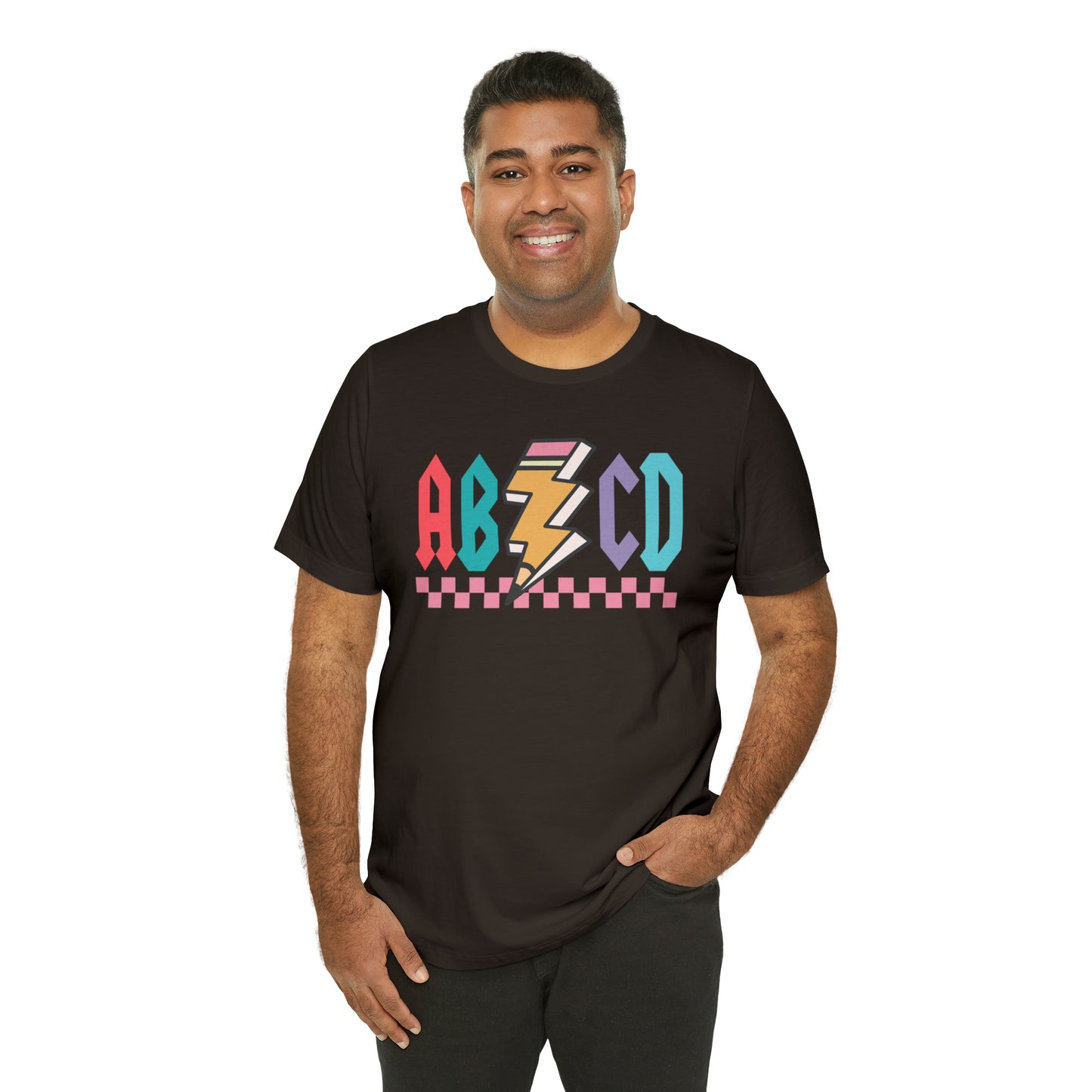 Vintage ABCD Teacher T-Shirt