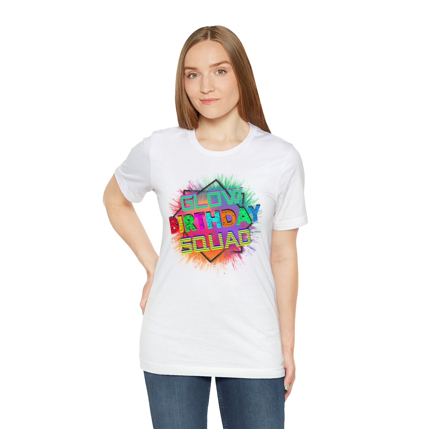 Glow Birthday Squad T-Shirt