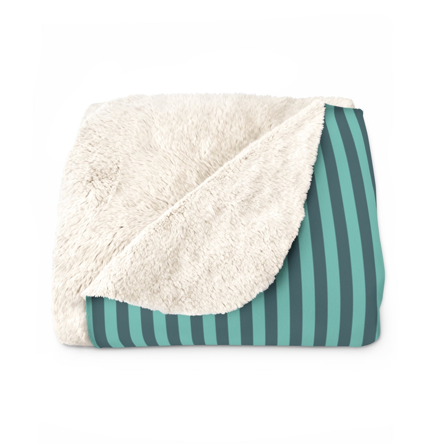 Winter Stripes Sherpa Fleece Blanket