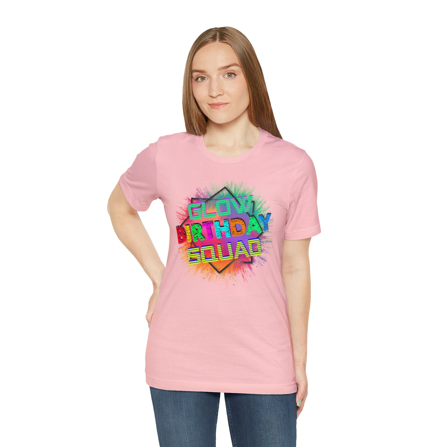 Glow Birthday Squad T-Shirt