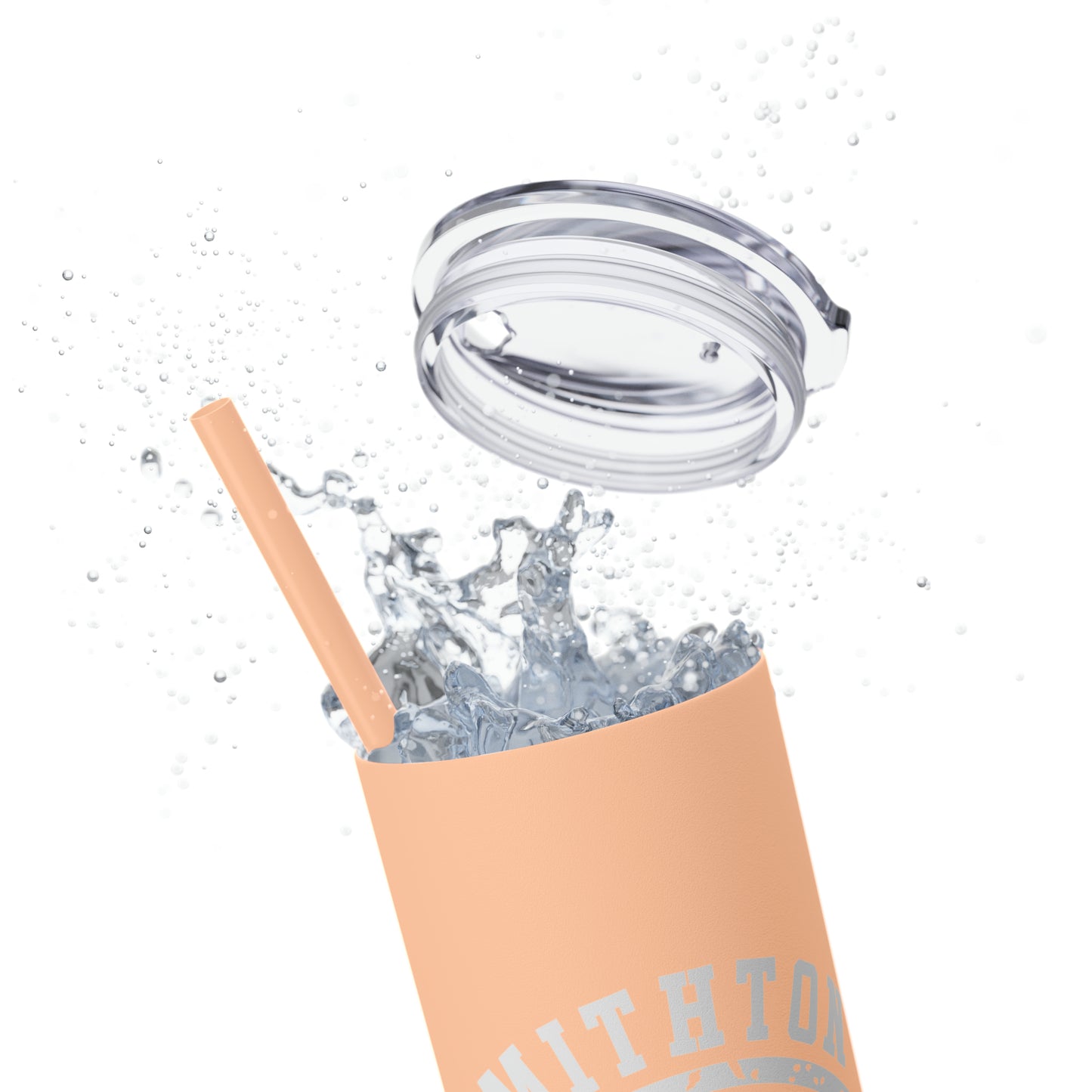 Smithton Cougars Skinny Tumbler with Straw, 20oz