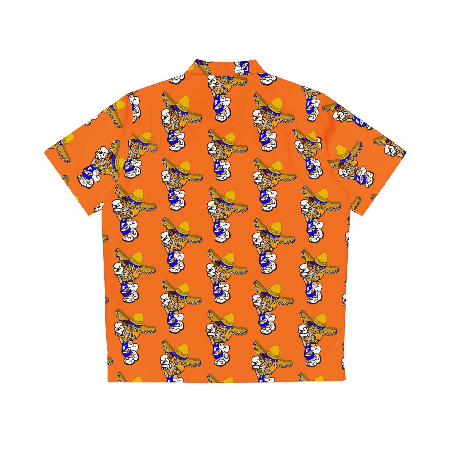 Freeburg Sombrero Midget Men's Hawaiian Shirt - Orange