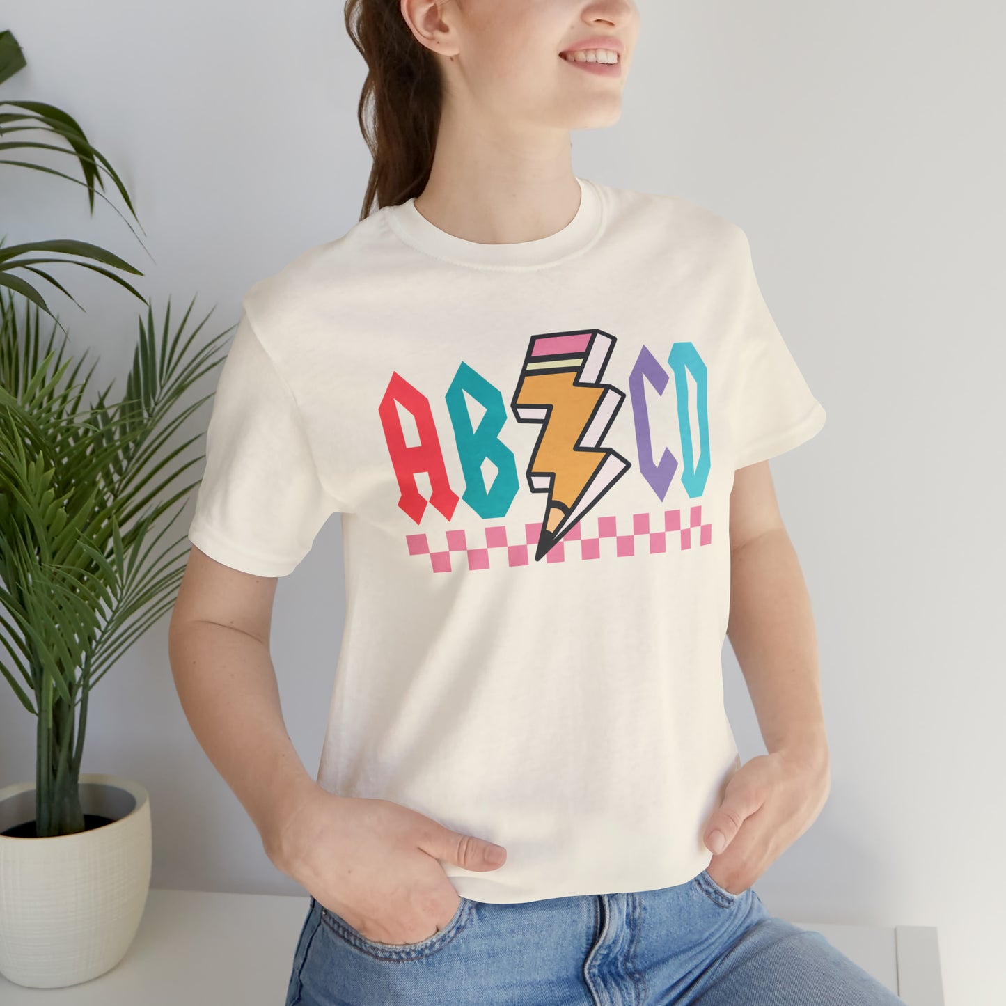 Vintage ABCD Teacher T-Shirt