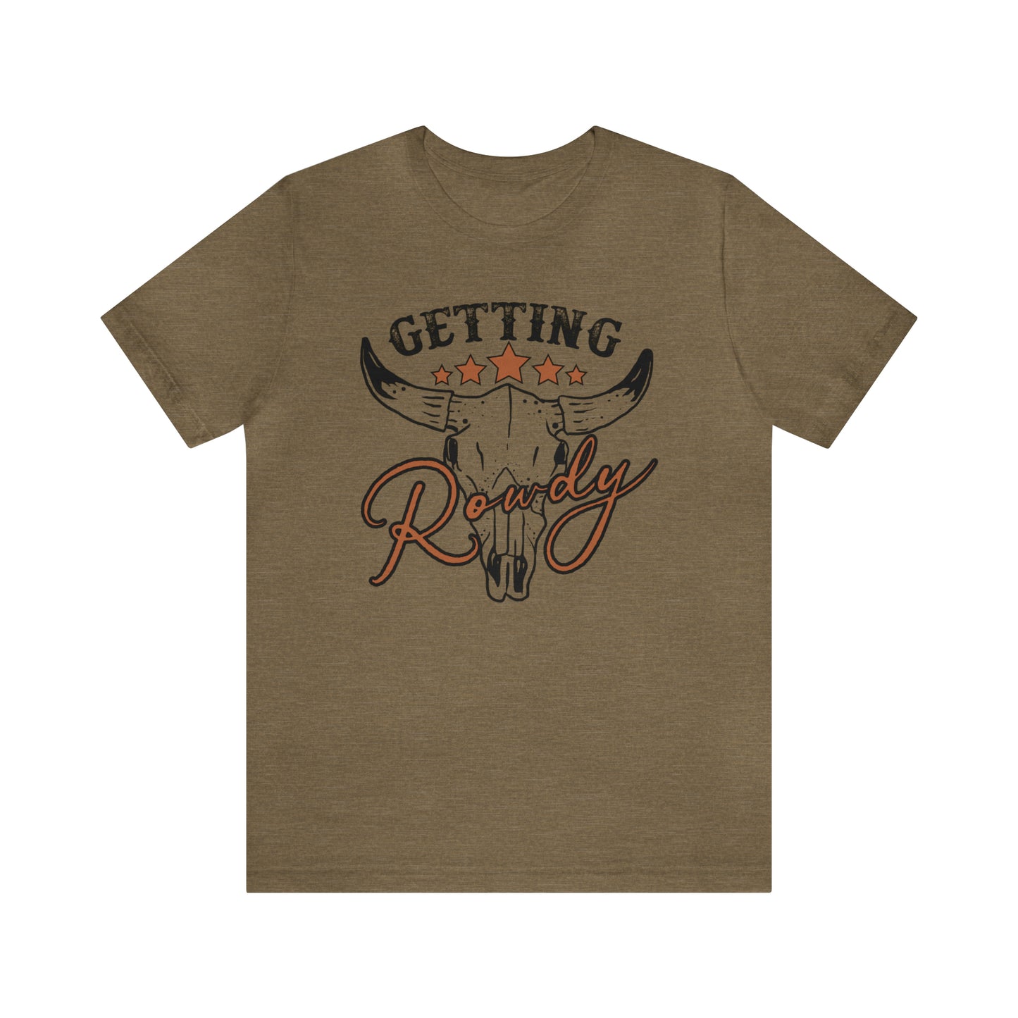 Vintage Getting Rowdy Party/ Bridesmaid/ Groomsman T-Shirt - Black Ink