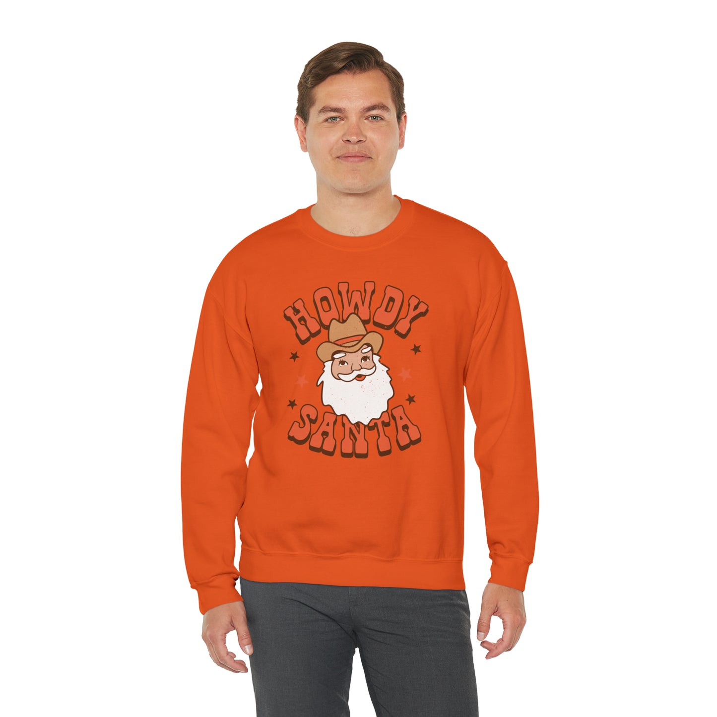Howdy Santa Heavyweight Crewneck Sweatshirt