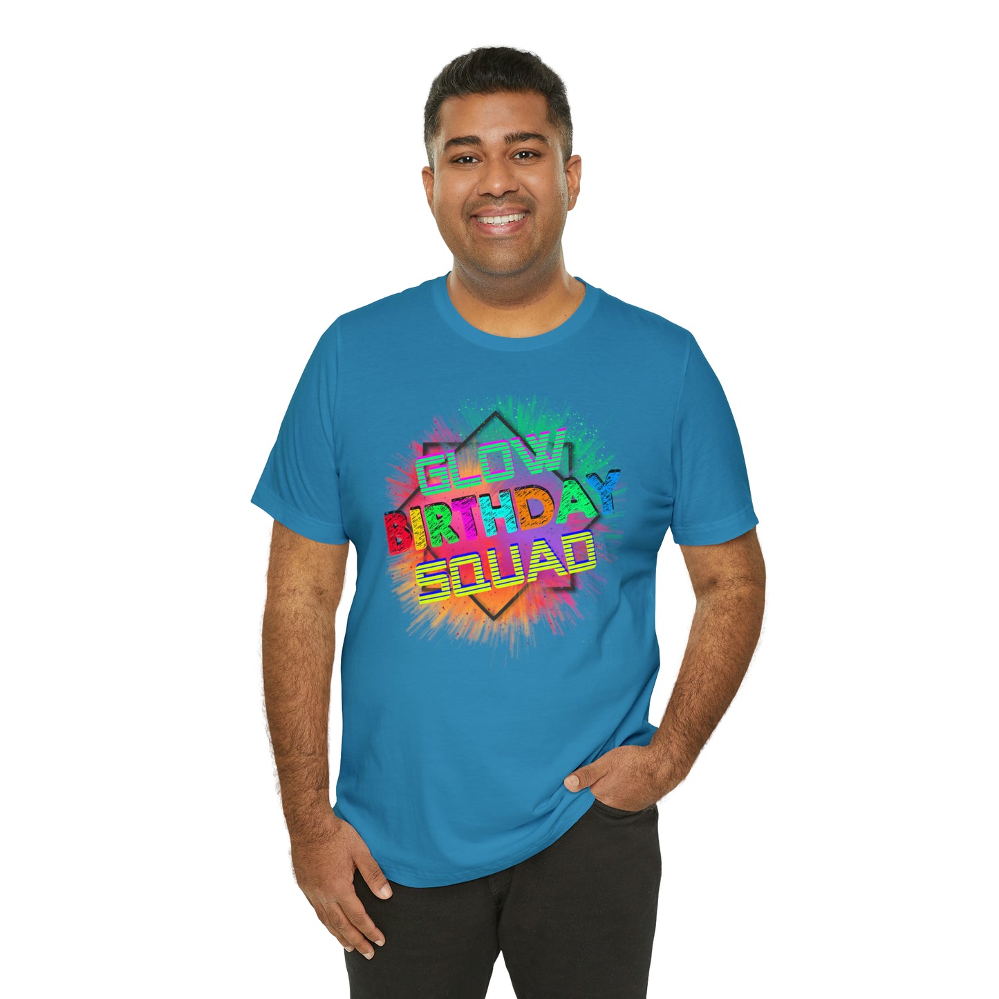 Glow Birthday Squad T-Shirt
